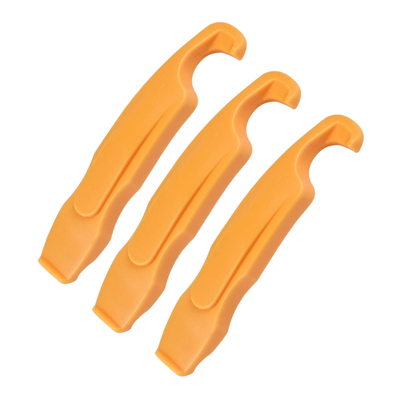 3Pcs Bike Tire Levers Set Premium Pry Bar Durable Bicycle Tire Removal Tools Yellow