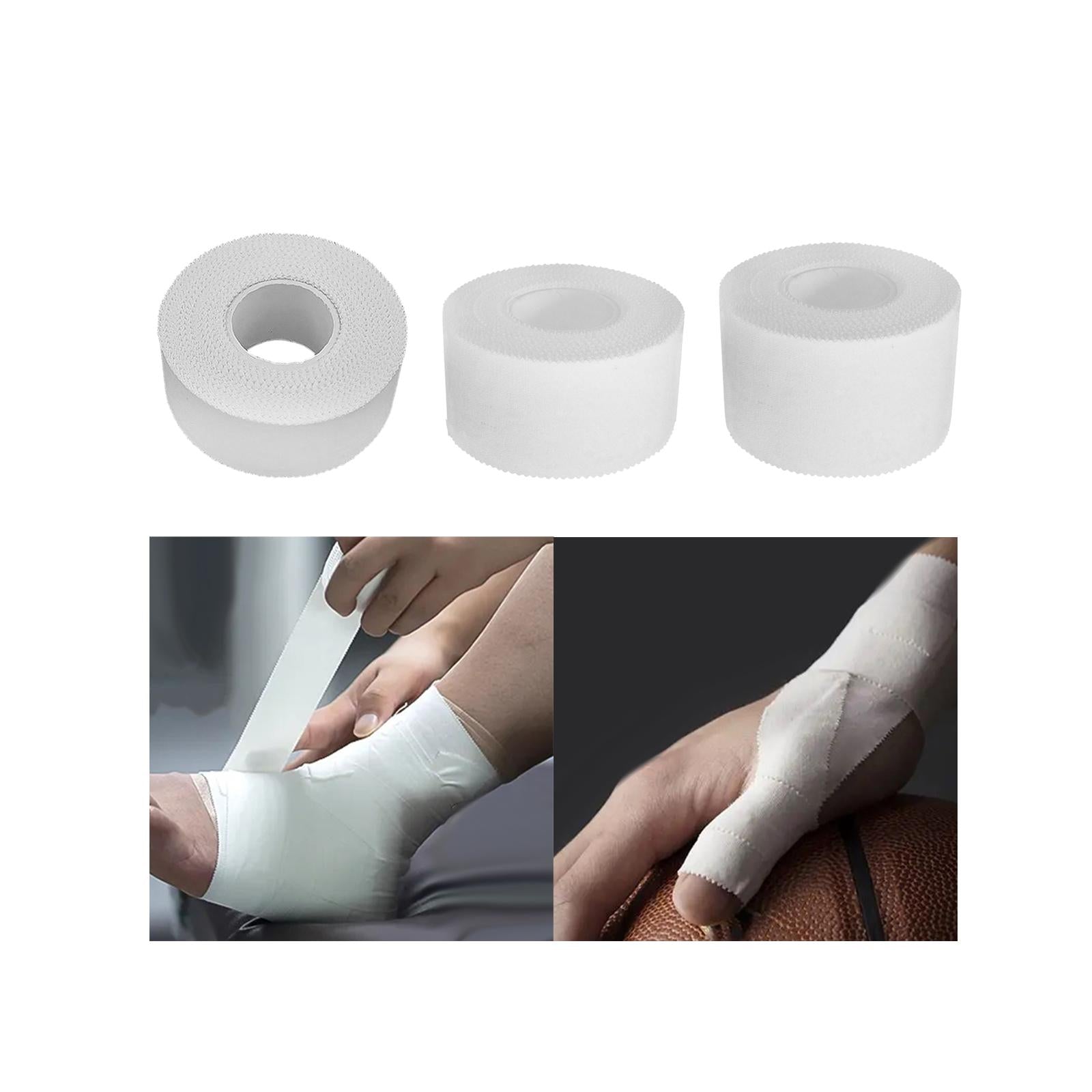 Sports Wrap Tape Breathable Easy Tear 10M Athletic Tape for Knee Body Wrists 2.5cmx10m