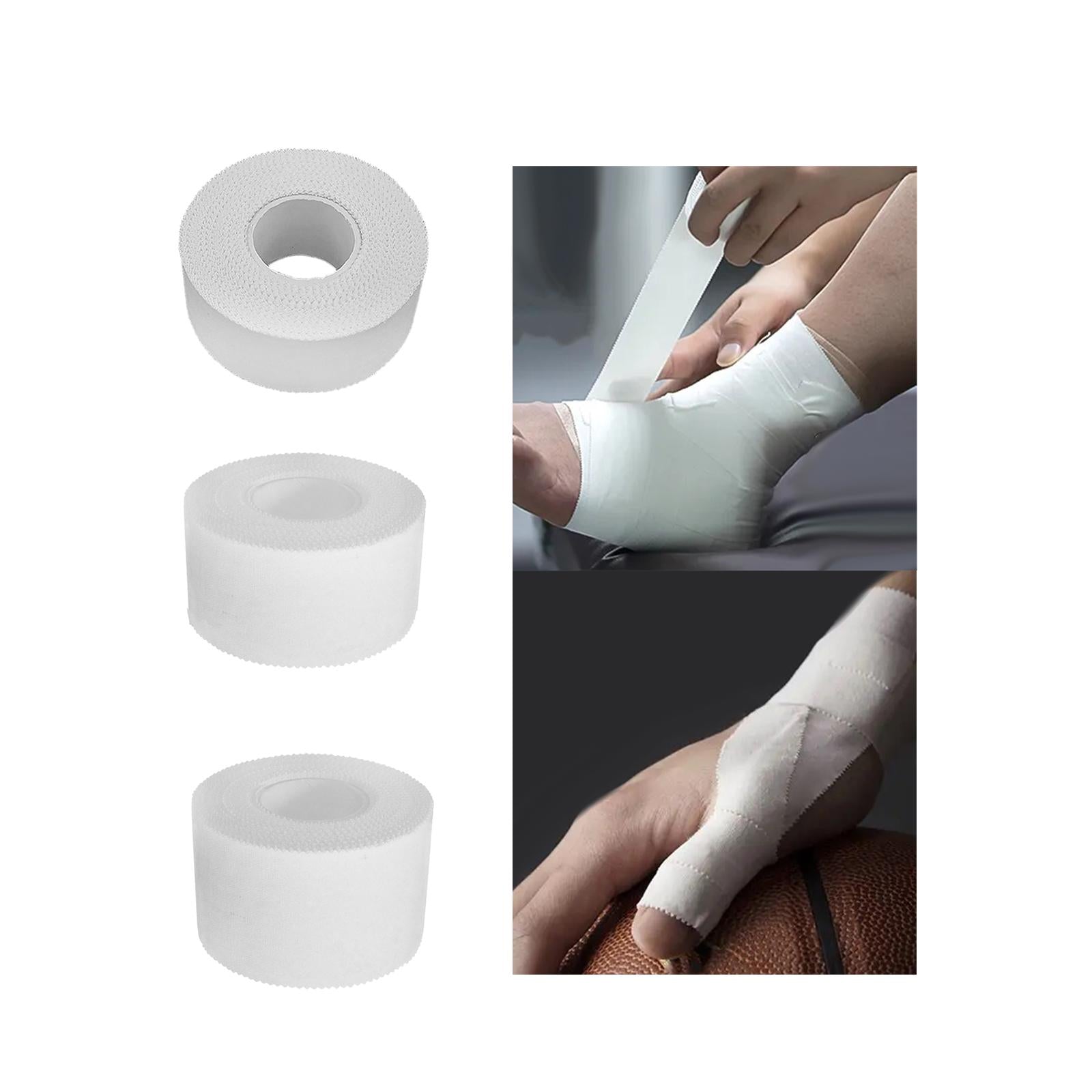 Sports Wrap Tape Breathable Easy Tear 10M Athletic Tape for Knee Body Wrists 2.5cmx10m