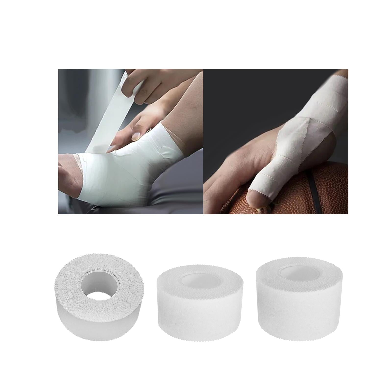 Sports Wrap Tape Breathable Easy Tear 10M Athletic Tape for Knee Body Wrists 2.5cmx10m