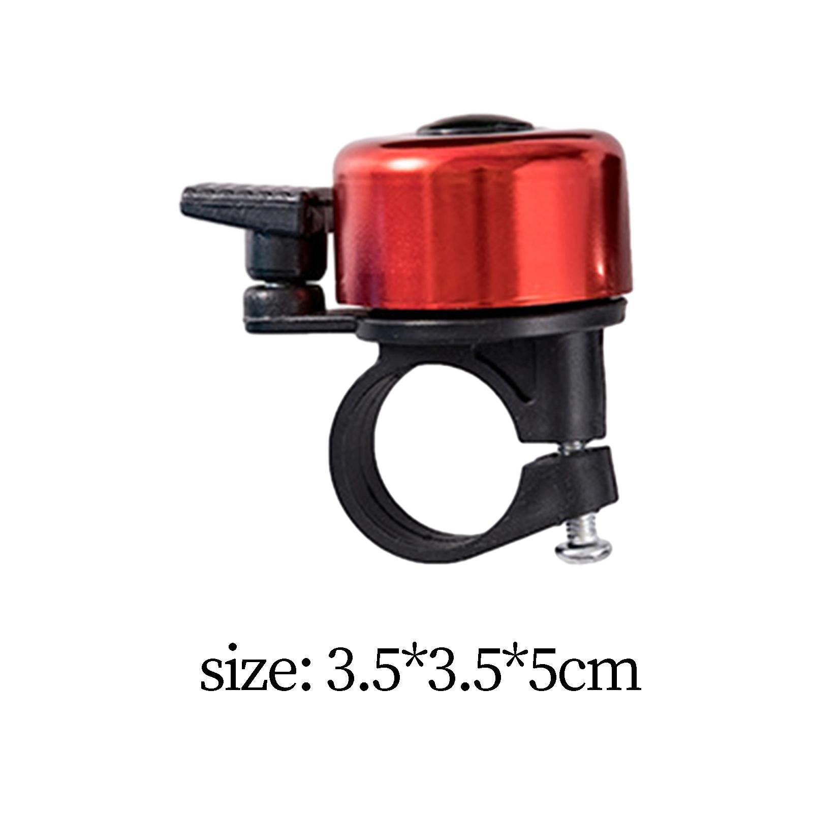 2xBike Bell Easy to Install Bicycle Bell Riding Outdoor Mountain Road Bike Red