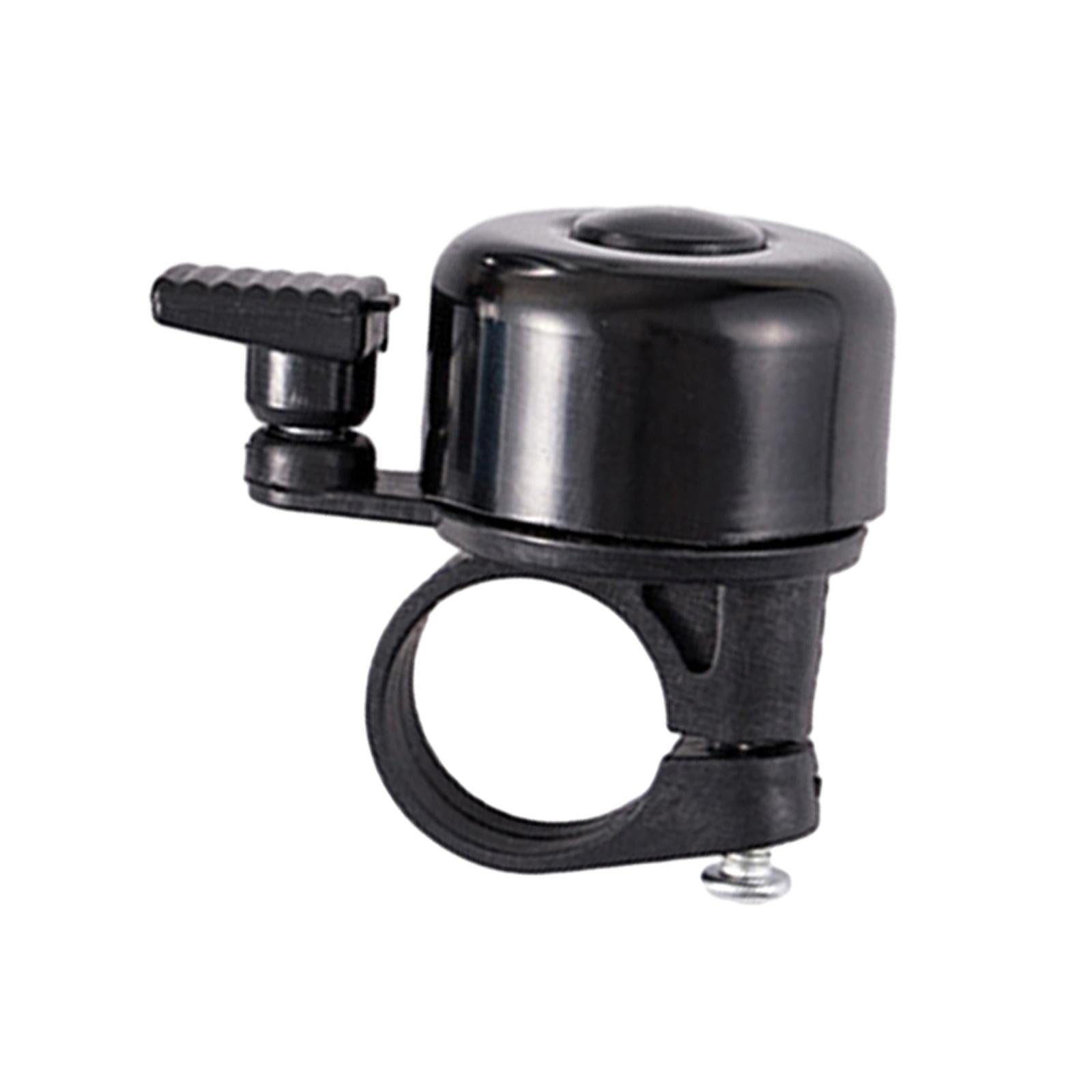 2xBike Bell Easy to Install Bicycle Bell Riding Outdoor Mountain Road Bike Black