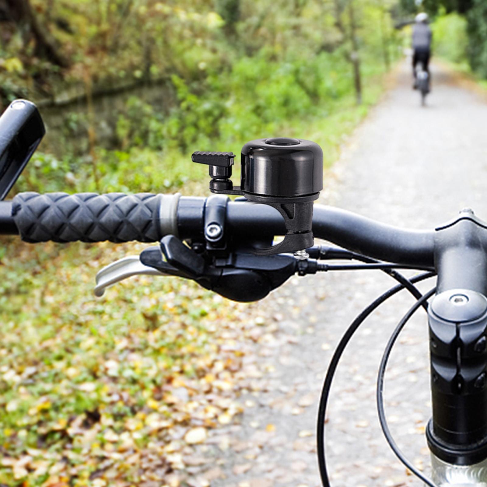 3xBike Bell Easy to Install Bicycle Bell Riding Outdoor Mountain Road Bike Black
