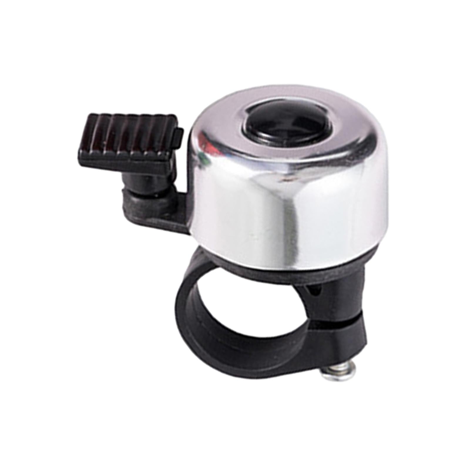2xBike Bell Easy to Install Bicycle Bell Riding Outdoor Mountain Road Bike Silver