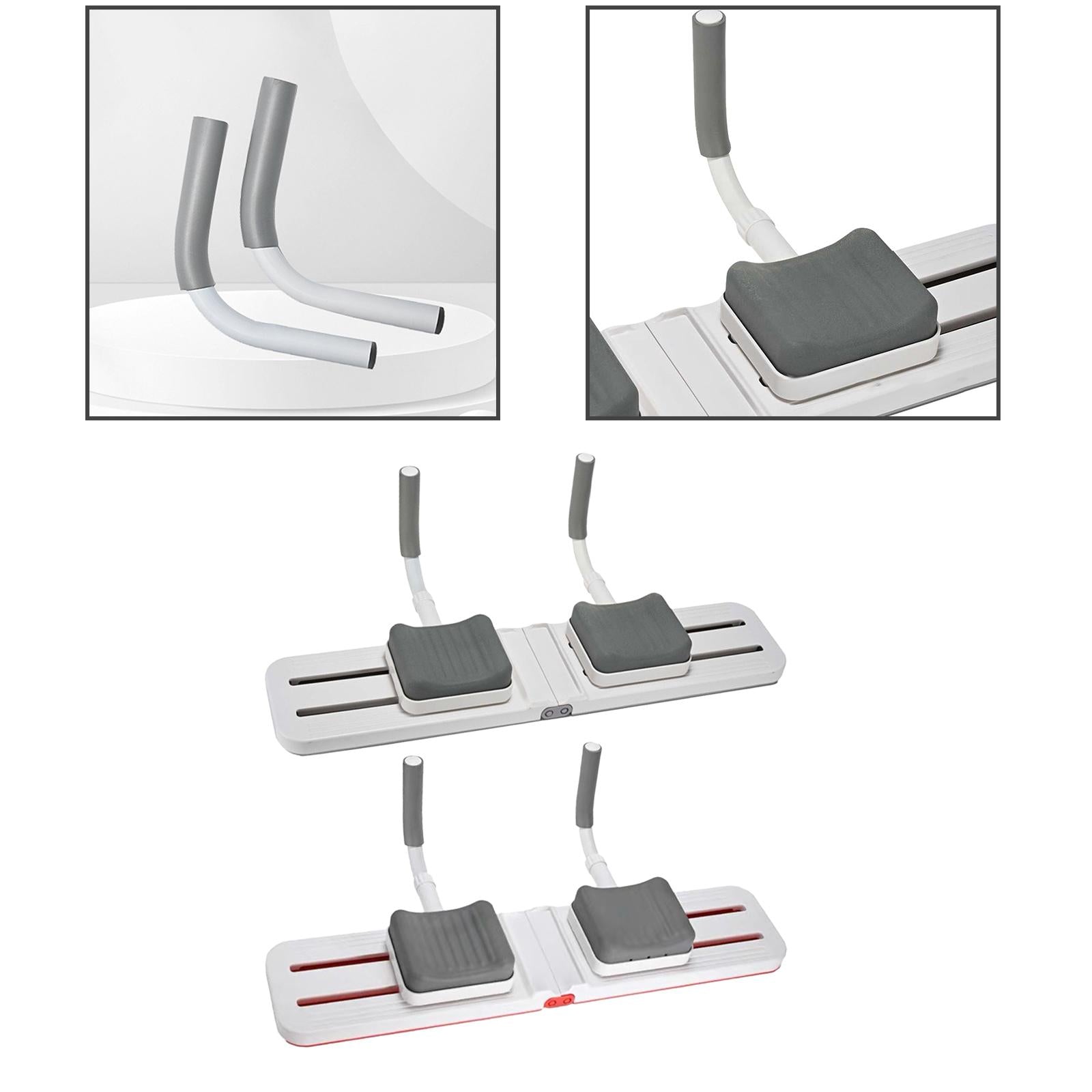 Pushups Board Equipment Men Women Flat Support Aid Fitness Strength Training white