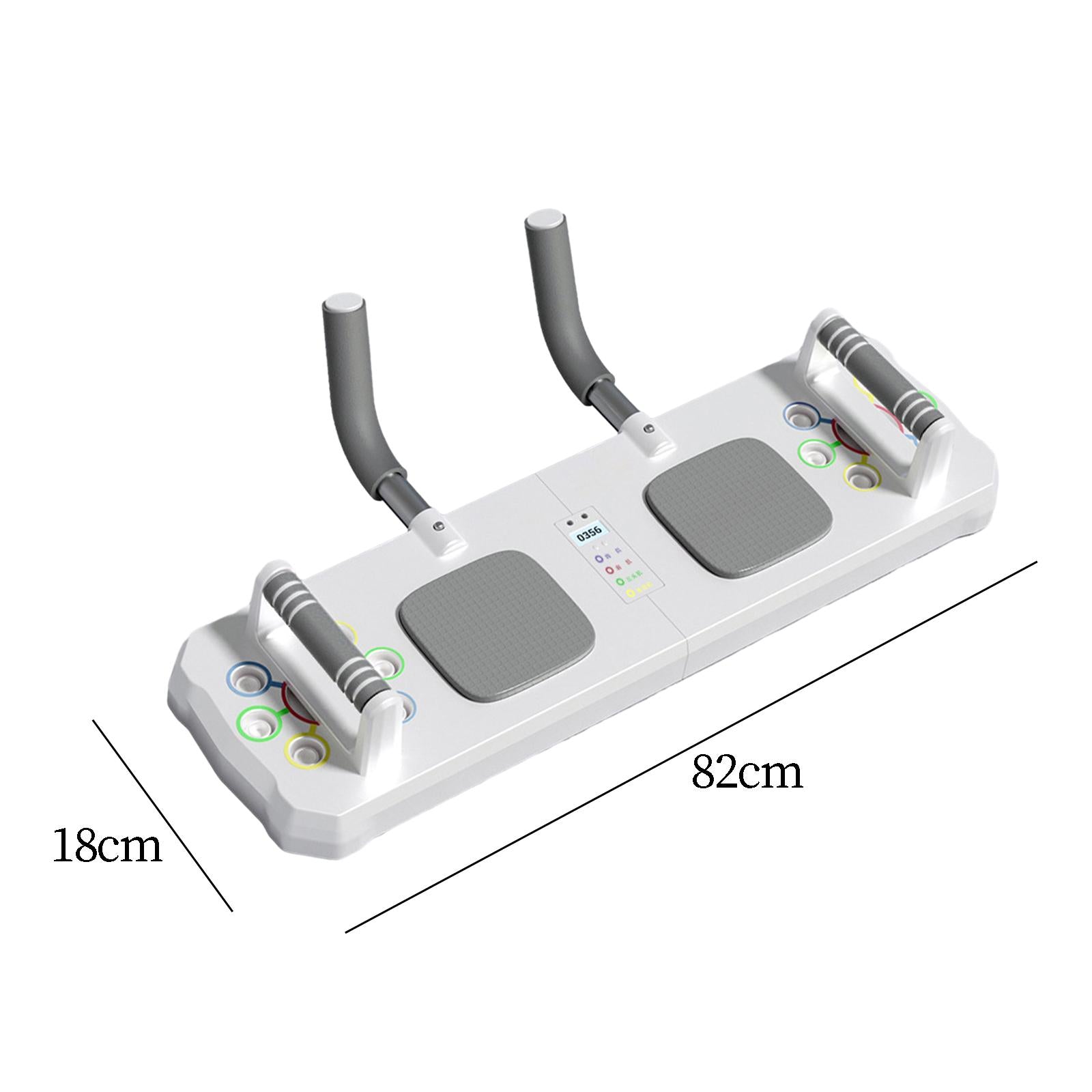 Push up Plate Bracket Abdominal Men Women Fitness Pushup Stands Core Trainer white