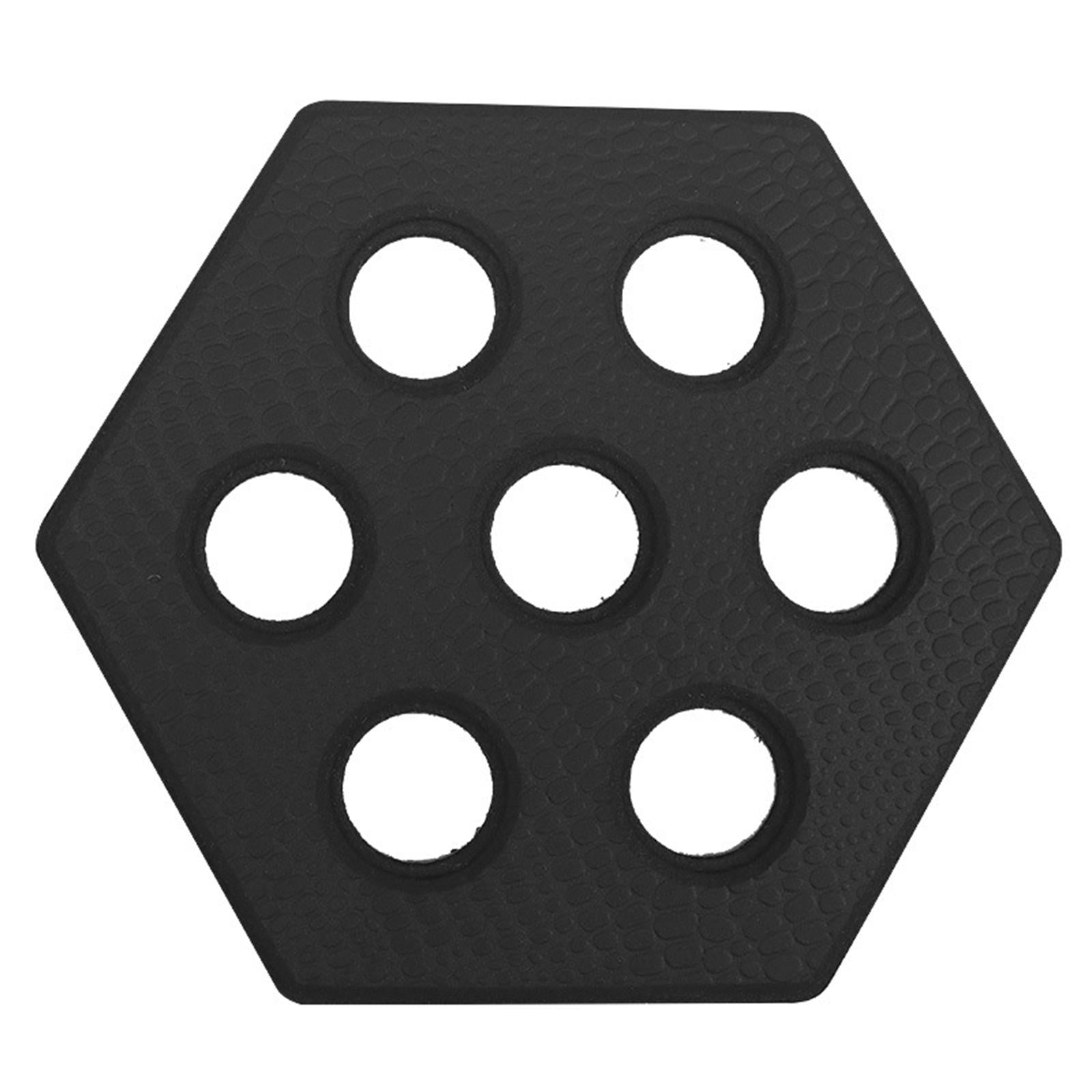12Pcs Hexagon Surfboard Pads Deck Pads for Skimboarding Kiteboards Longboard Gray
