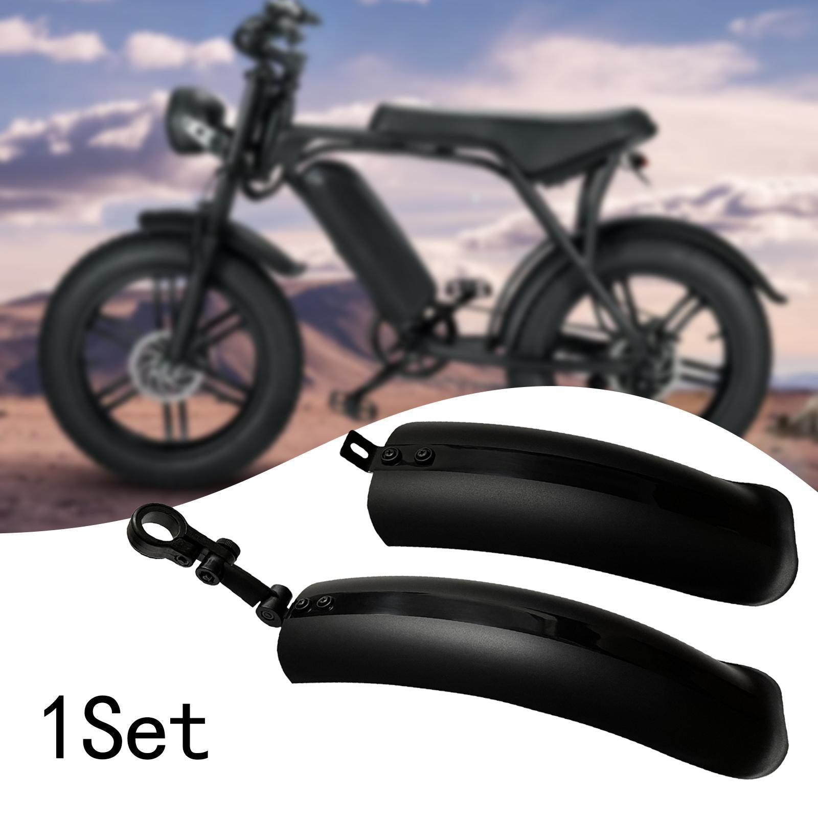 Snow Bikes Mudguard Set Accs Bike Fenders for Biking Traveling Mountain Bike