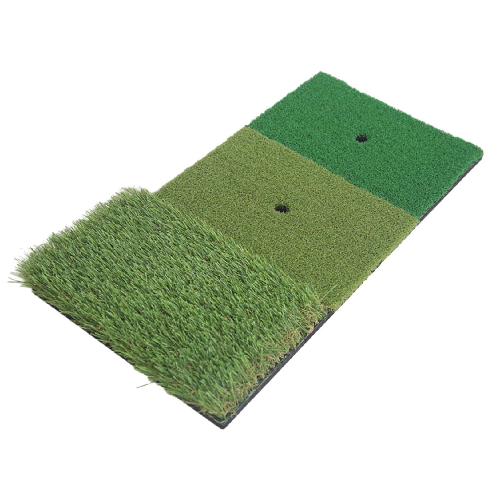 Golf Hitting Pad Collapsible 3in1 Practice Mat for Sports Indoor Home Office Style B