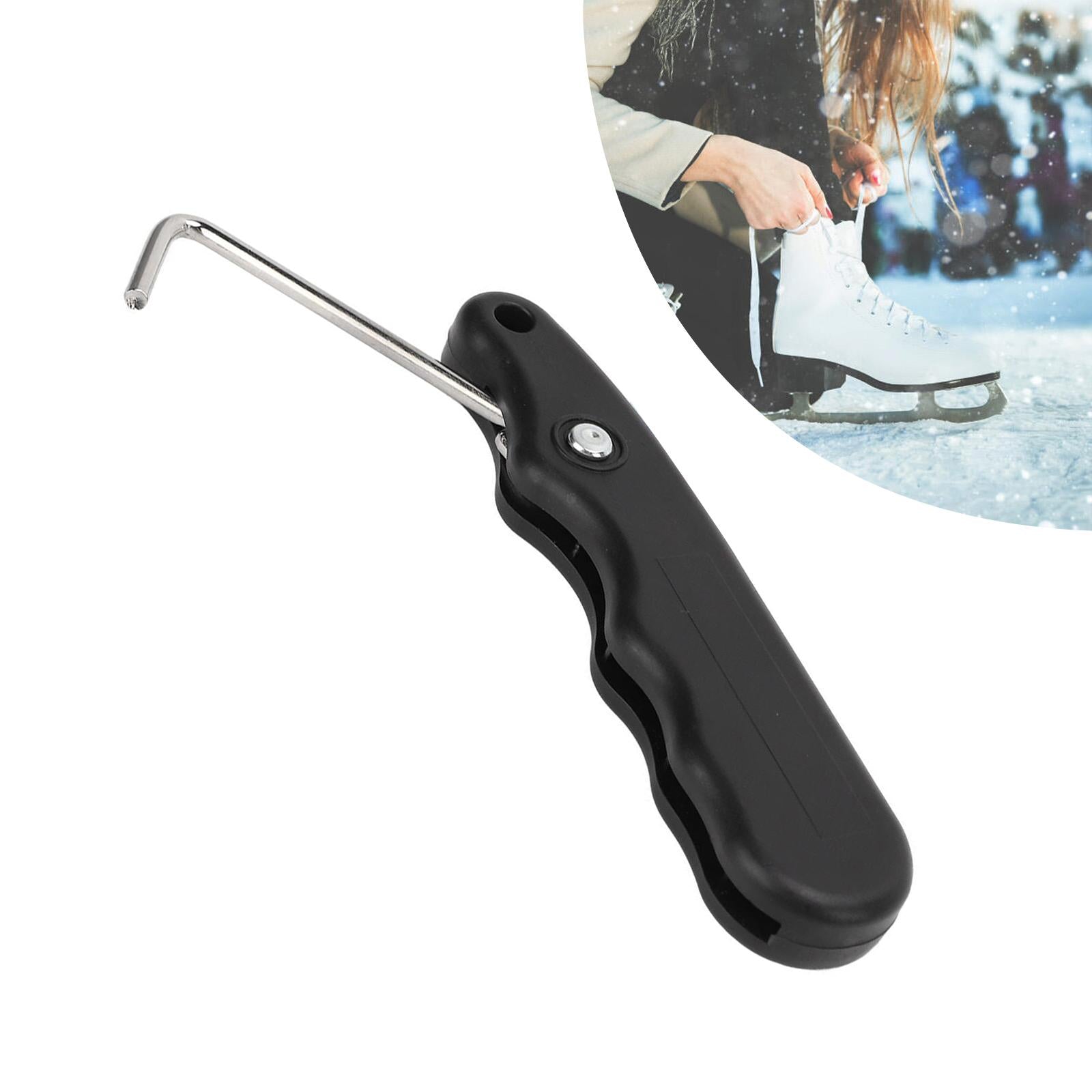 Ice Skate Lace Tightener Small Foldable for Outdoor Activities Figure Skates
