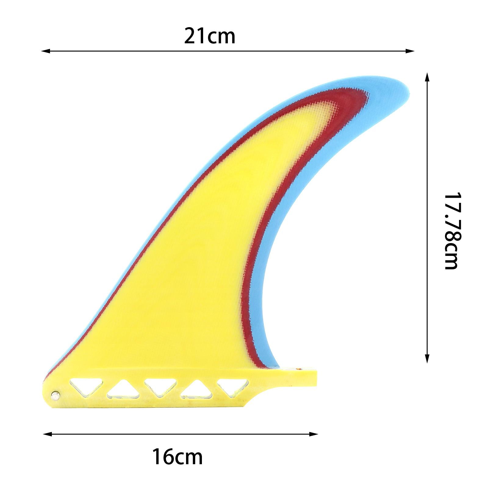 Surfboard Fin Fiberglass for Longboard Inflatable Paddleboard Beginners Pros