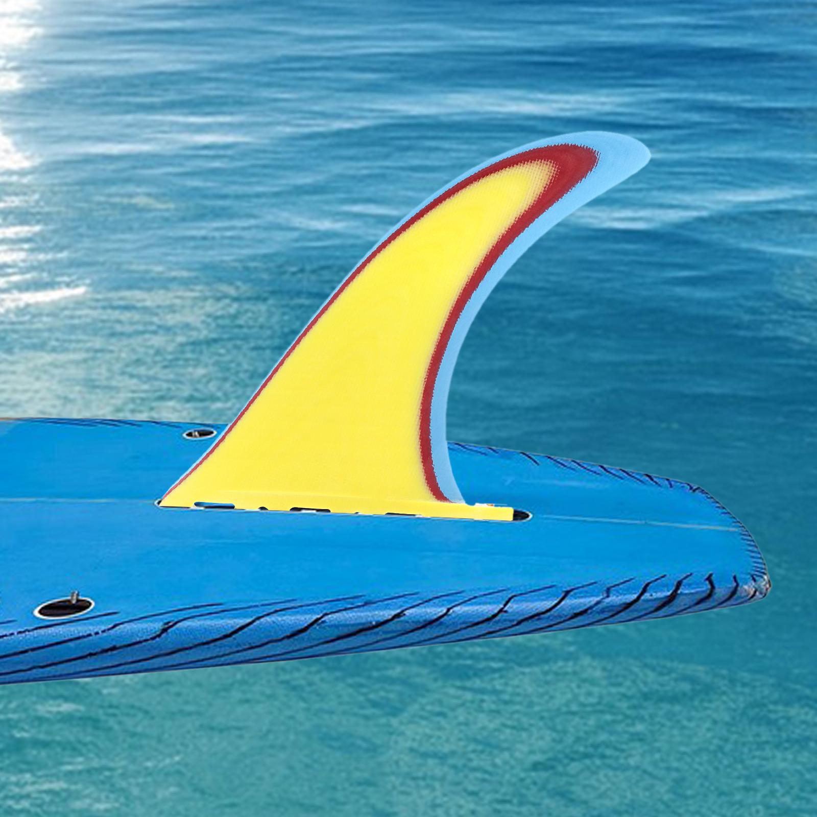 Surfboard Fin Fiberglass for Longboard Inflatable Paddleboard Beginners Pros