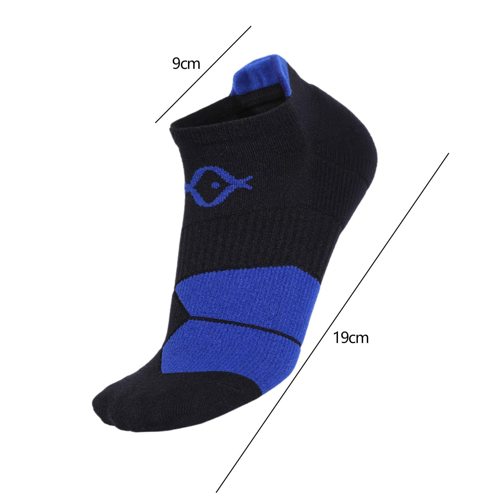 1 Pair Women Short Socks Casual Ankle Running Socks for Hiking Sports Adults Black Blue