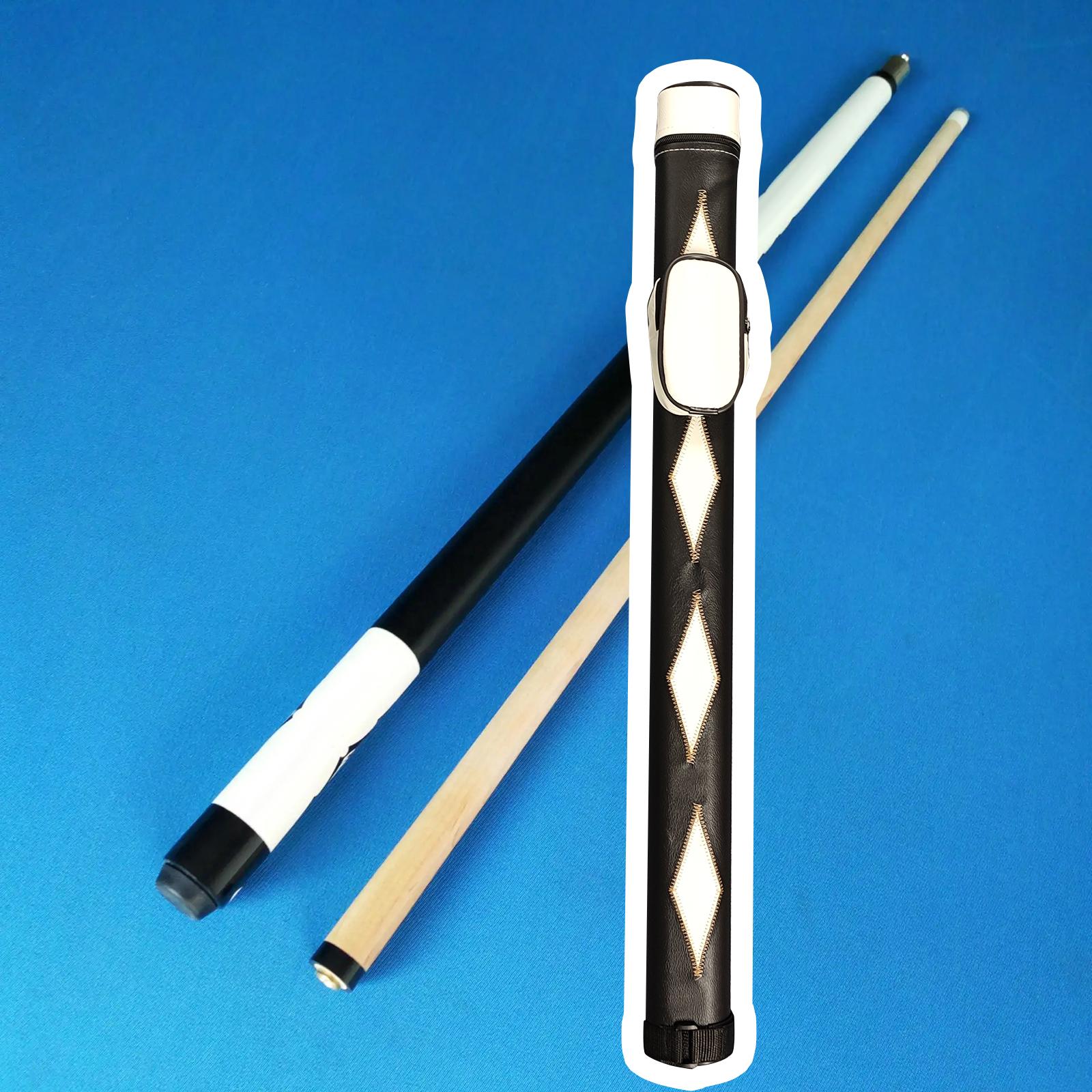 Billiard Cue Case PU for 1/2 Snooker Billiard Stick Rod Snooker Club Outdoor
