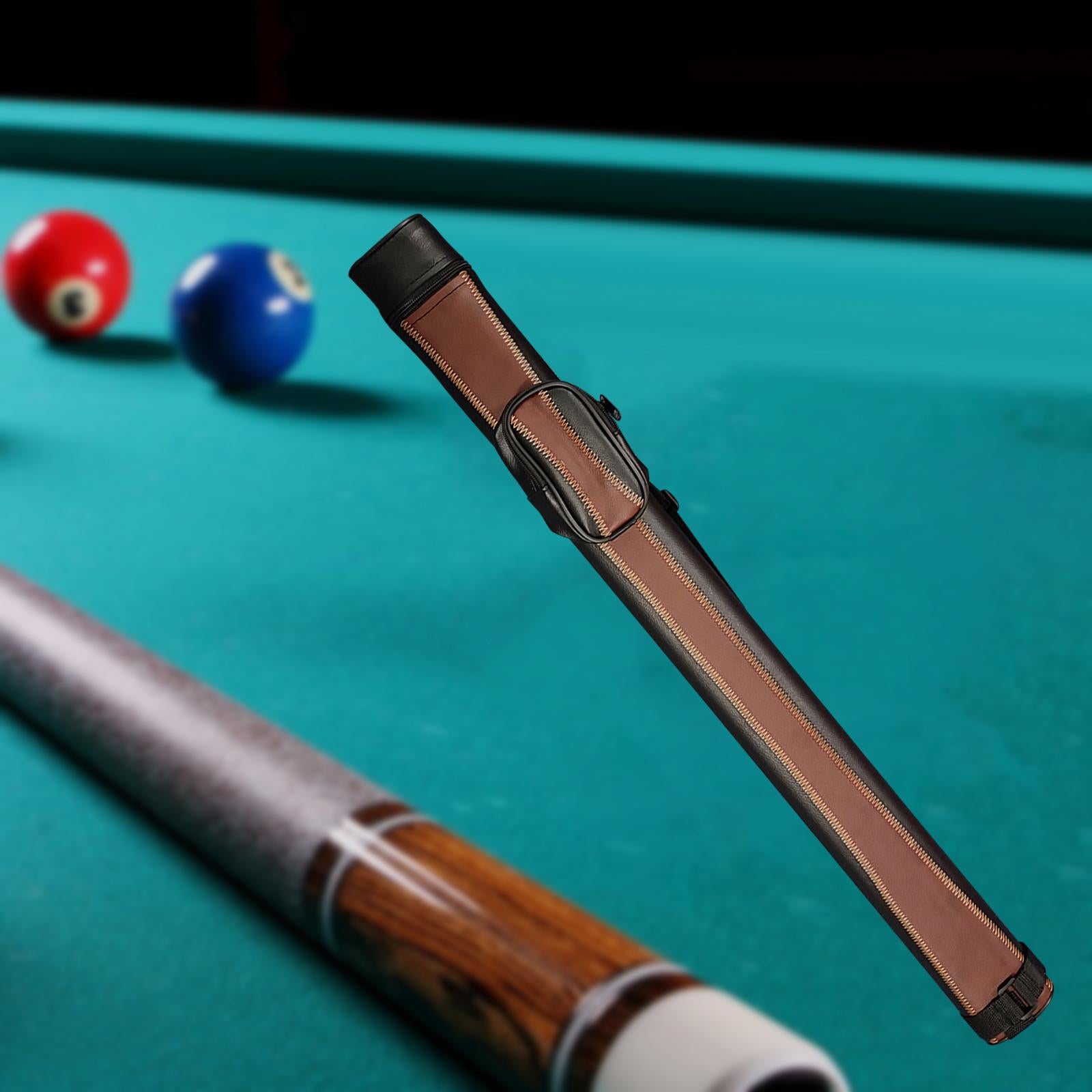 Pool Cue Case Classic 1 Complete 2 Pieces Cue for Games Billiard Room Sports
