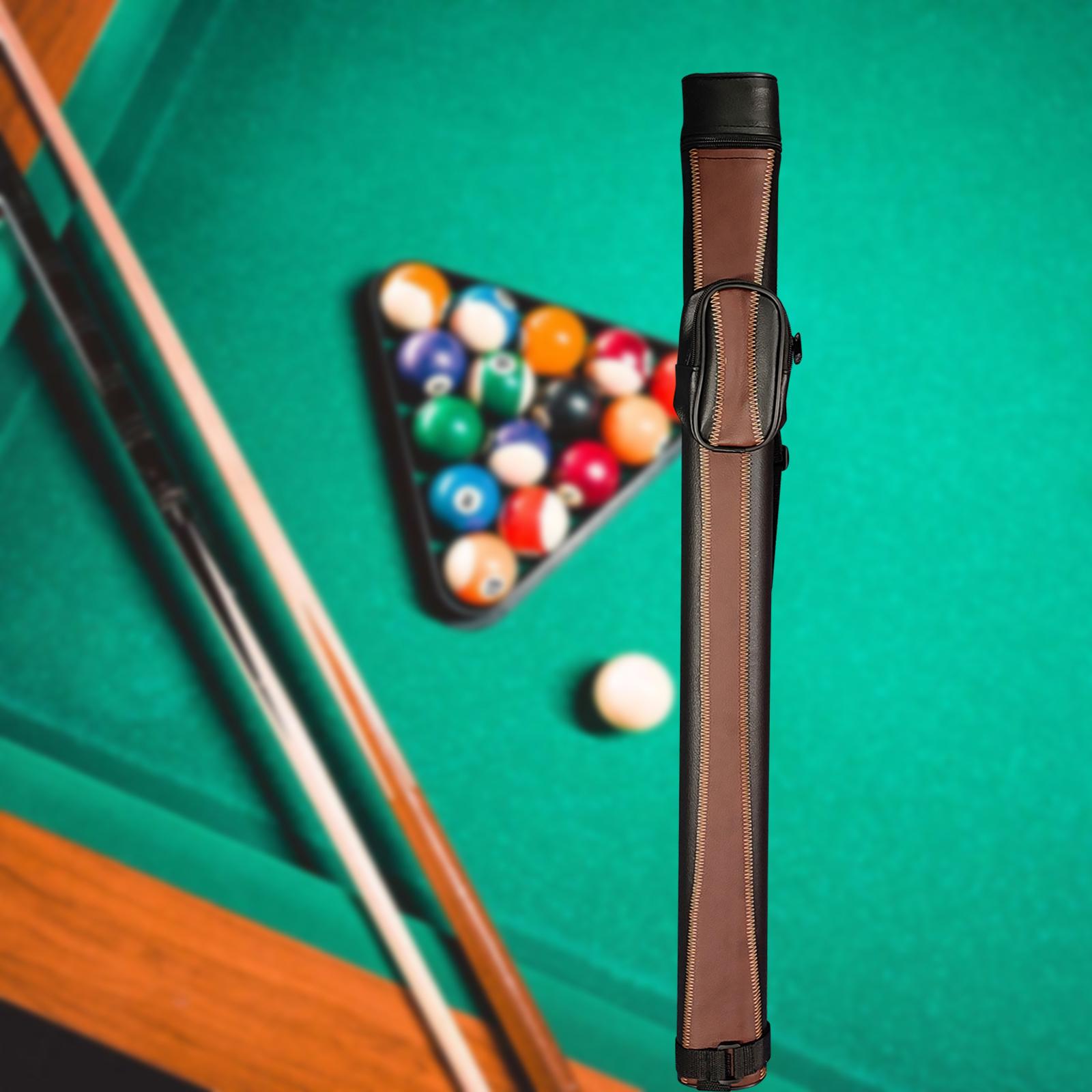 Pool Cue Case Classic 1 Complete 2 Pieces Cue for Games Billiard Room Sports
