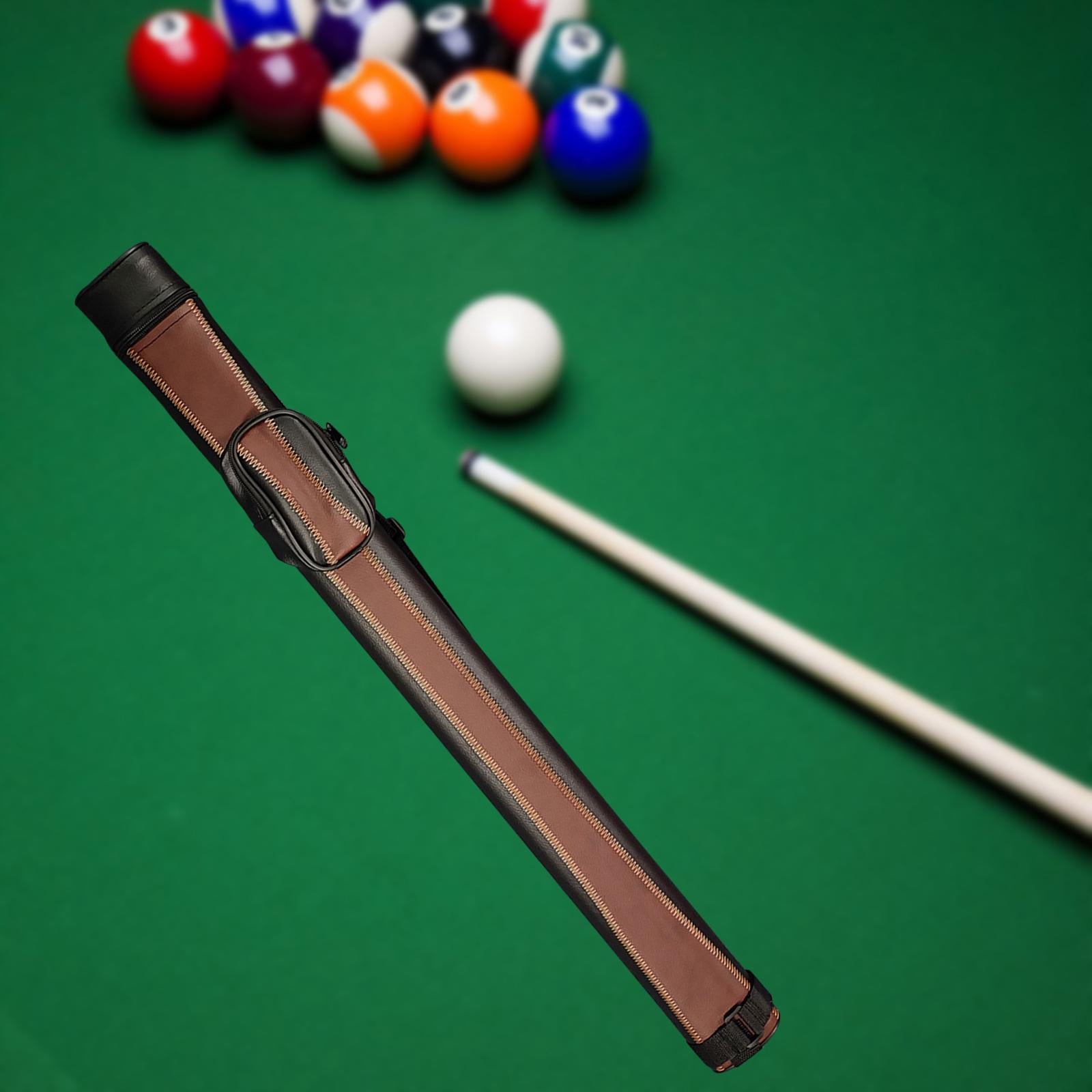 Pool Cue Case Classic 1 Complete 2 Pieces Cue for Games Billiard Room Sports