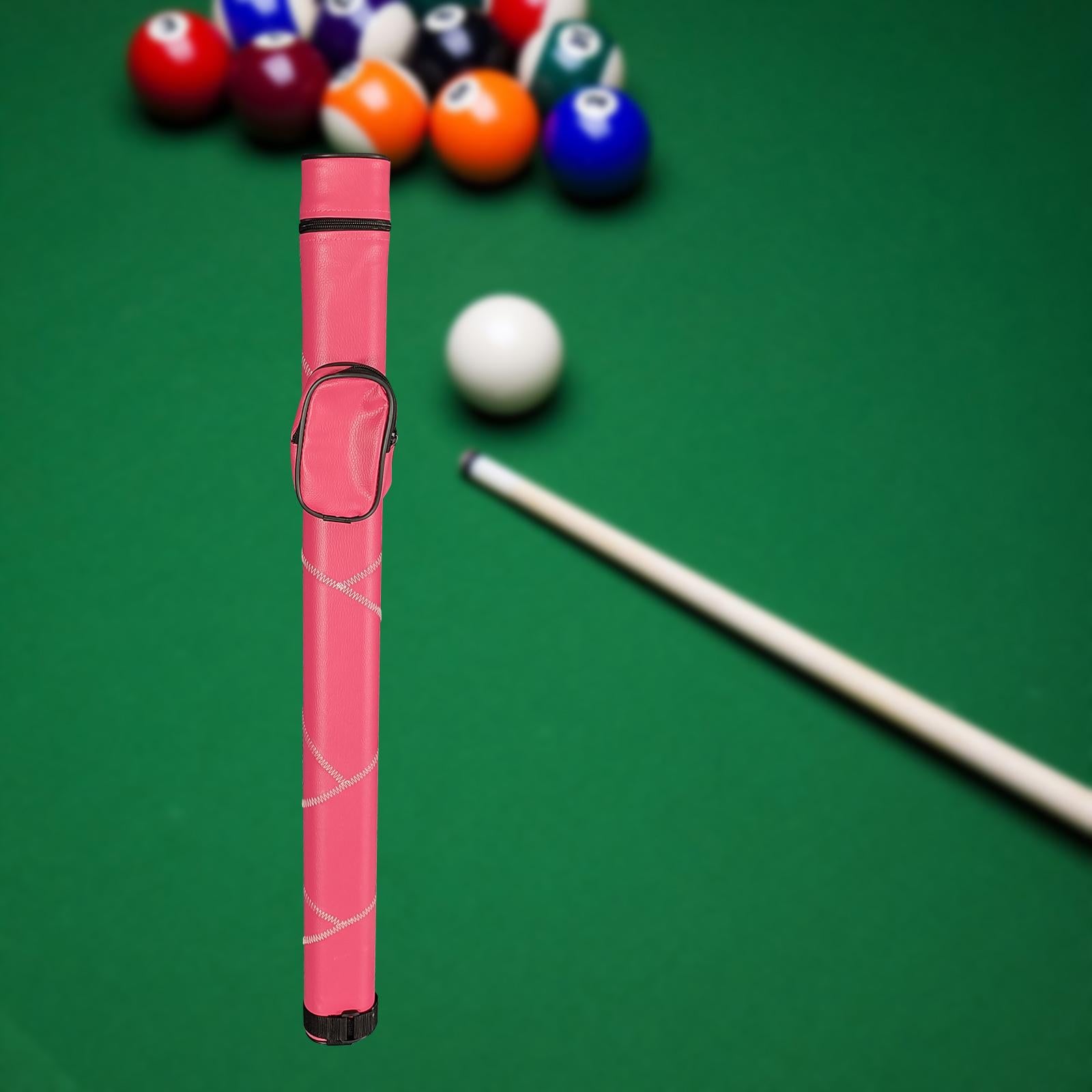 Pool Cue Case 2 Holes 1 Complete 2 Pieces Rod for Games Billiard Room Sports