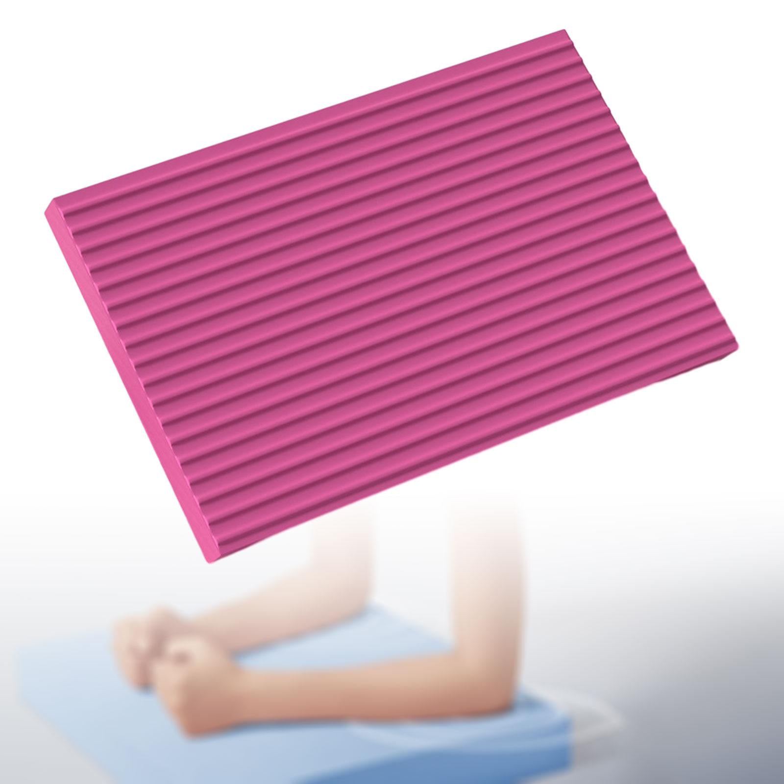 Balance Pad Kneeling Pad Pedal Yoga Knee Pad for Exercise Pilates 33x61cm Rose Red