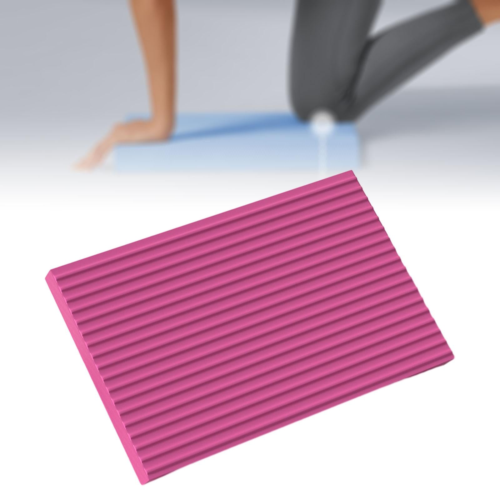 Balance Pad Kneeling Pad Pedal Yoga Knee Pad for Exercise Pilates 33x61cm Rose Red