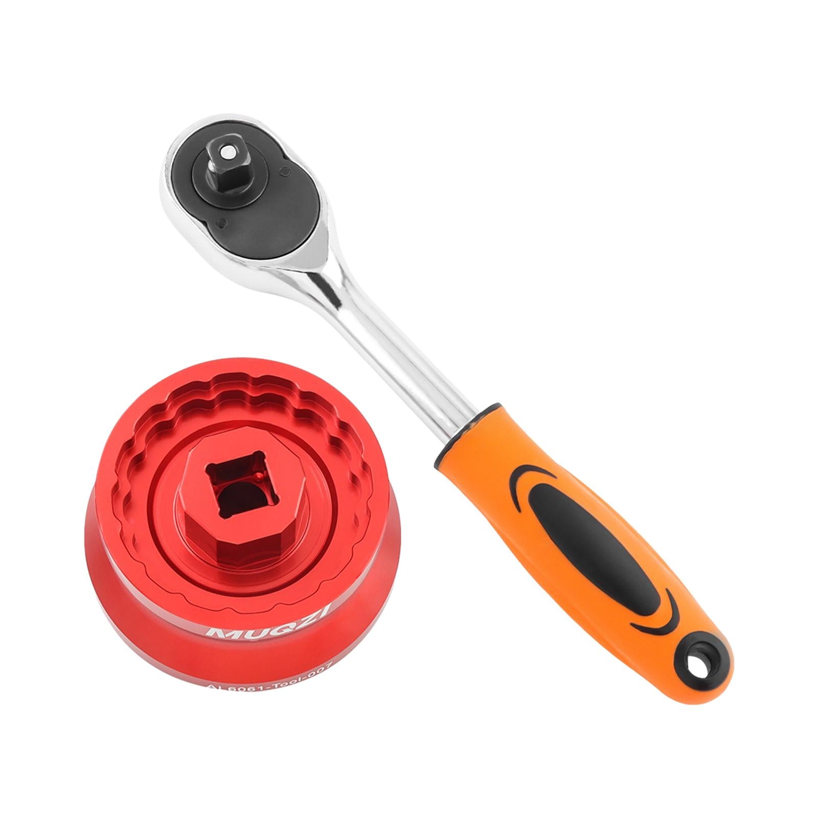 Bike Bottom Bracket Tool Practical Hand Tool Crank Removal Installation Tool Red