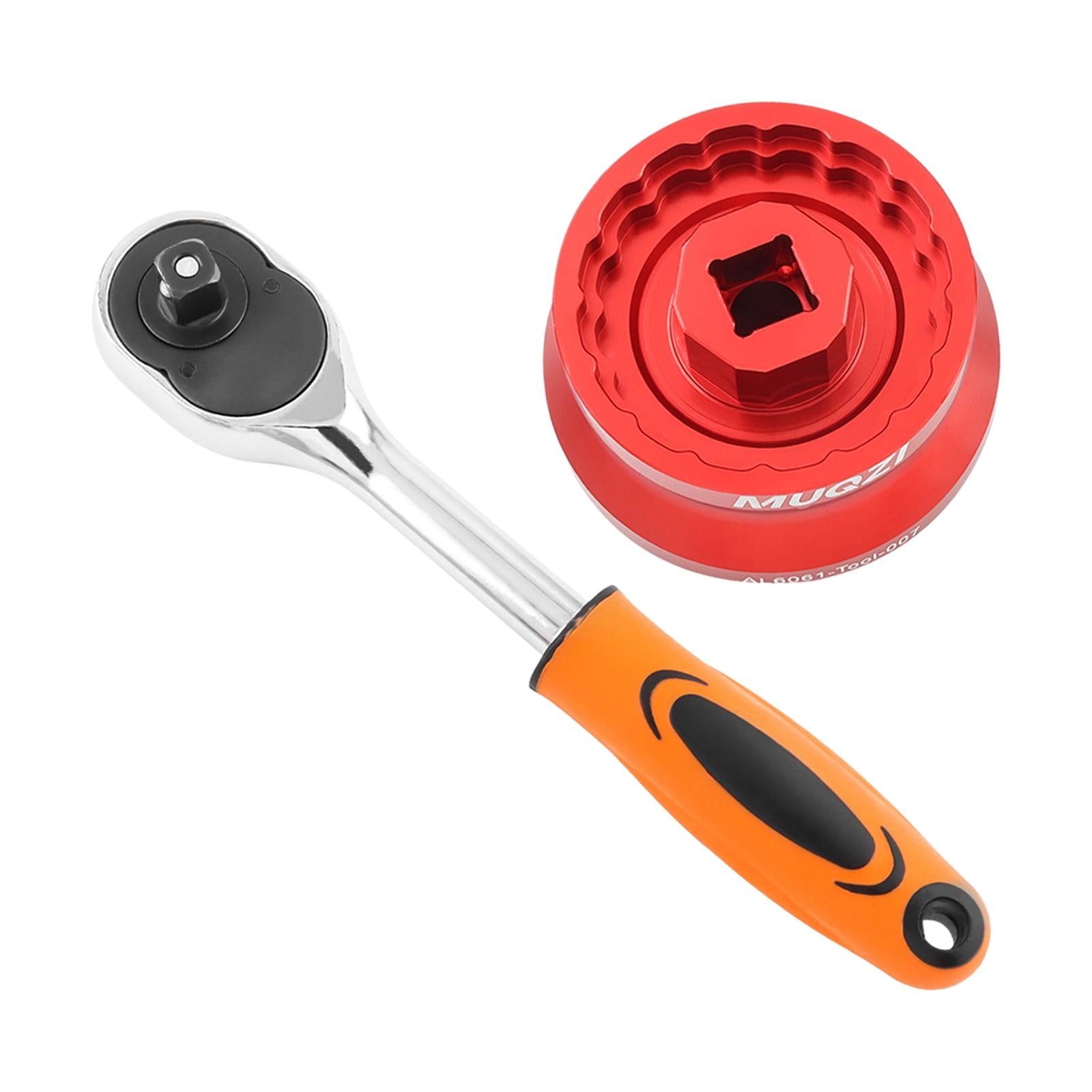 Bike Bottom Bracket Tool Practical Hand Tool Crank Removal Installation Tool Red