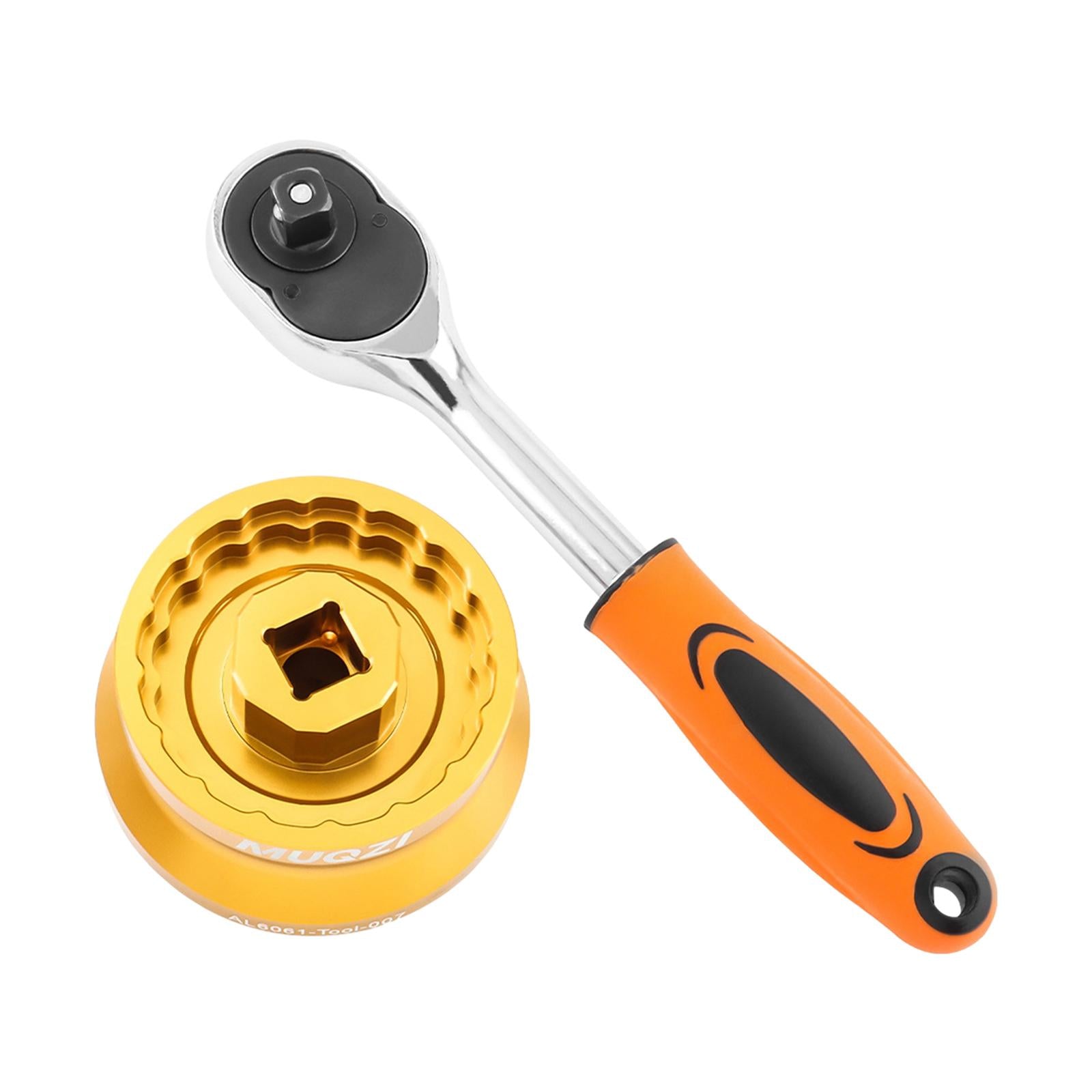 Bike Bottom Bracket Tool Practical Hand Tool Crank Removal Installation Tool Gold
