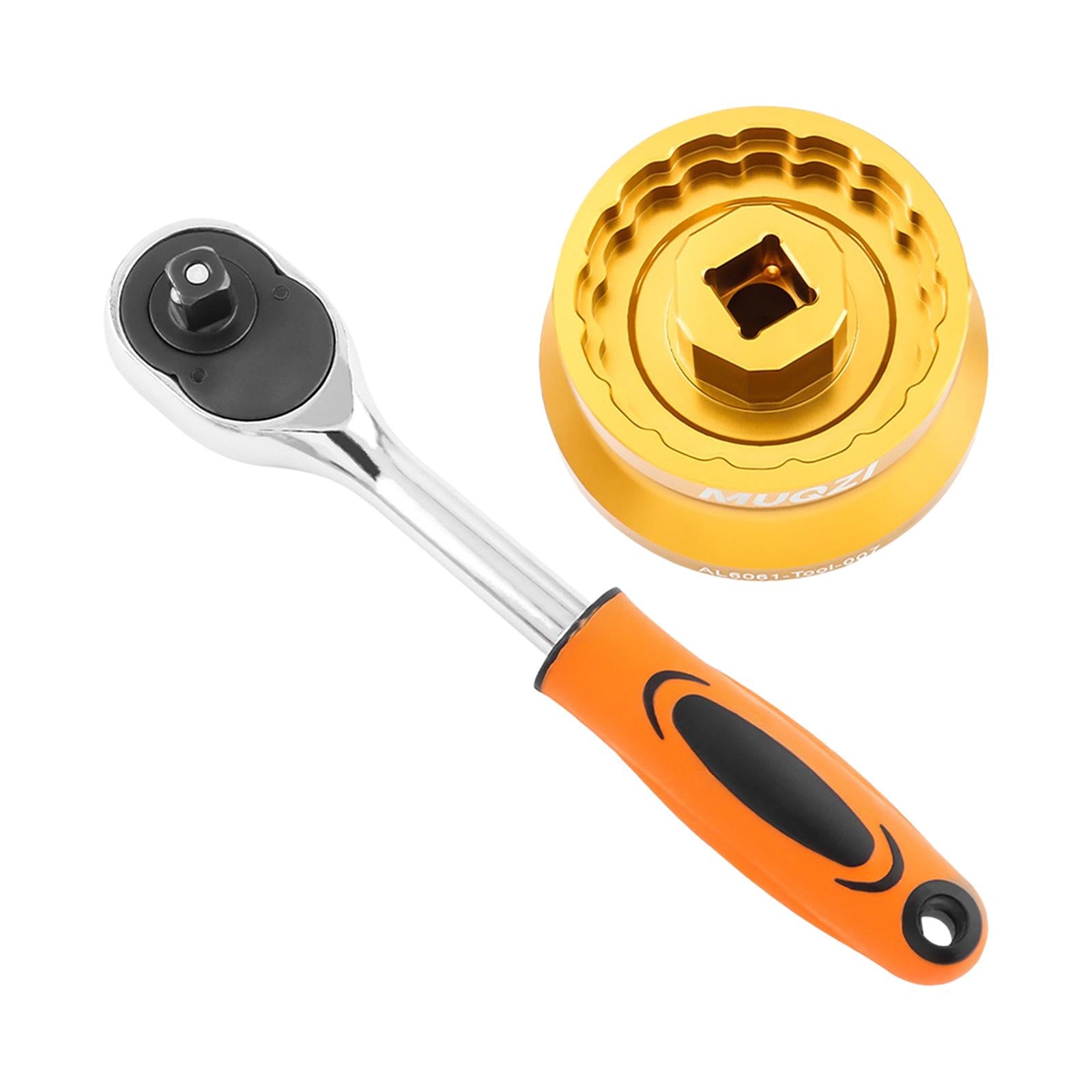 Bike Bottom Bracket Tool Practical Hand Tool Crank Removal Installation Tool Gold