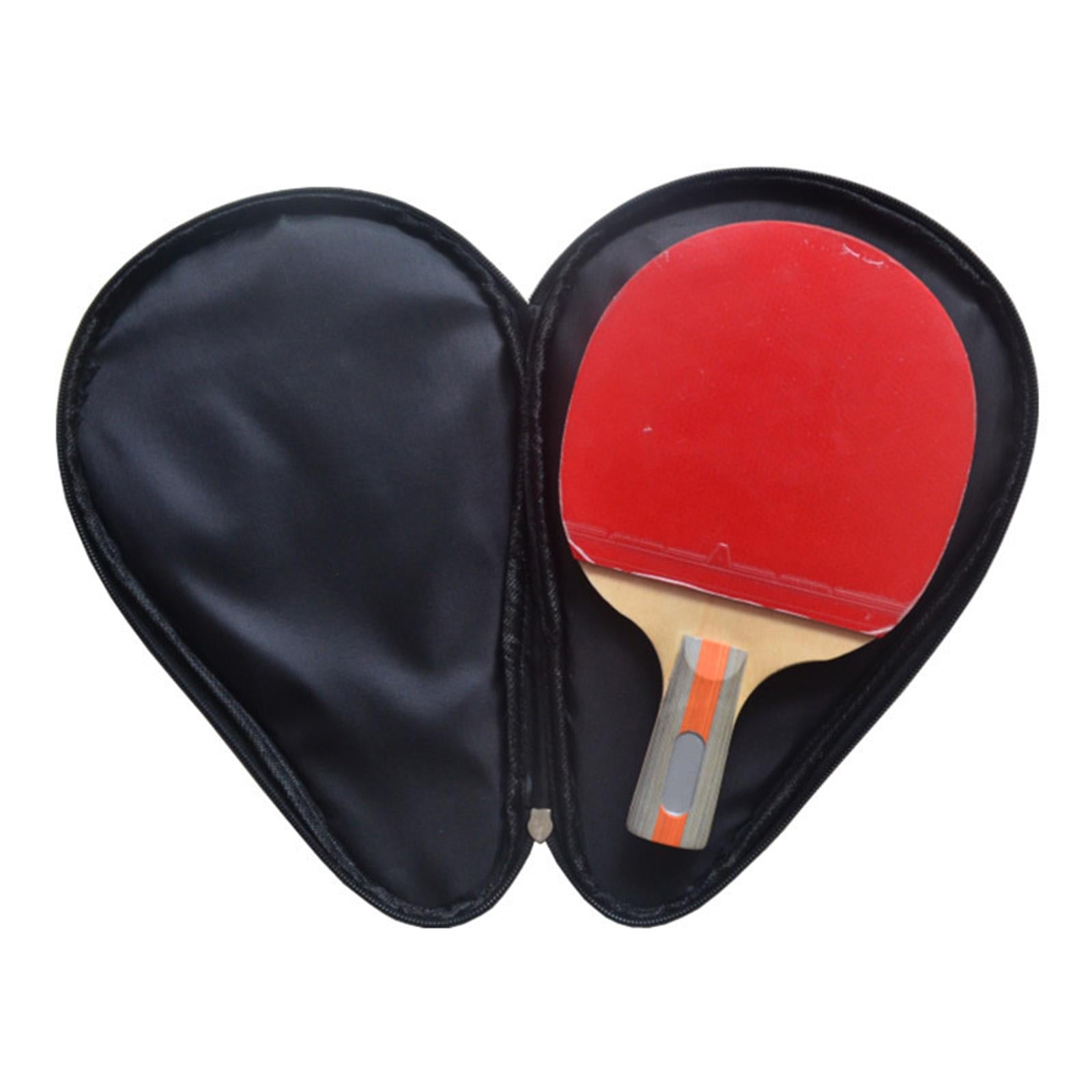 Table Tennis Paddle Case Cover Portable Practical for Sports Training Travel Black Blue