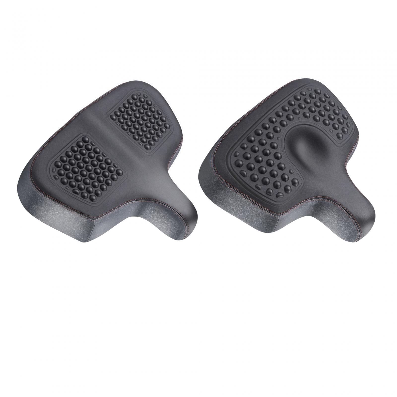 Bike Saddle Seat Bicycle Wide Saddle Breathable Classic Men Women Shockproof 32cmx26cmx6cm
