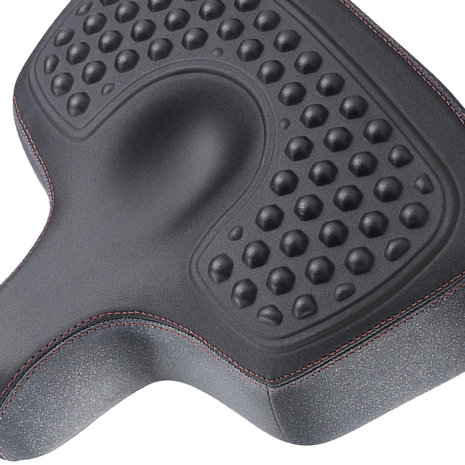 Bike Saddle Seat Bicycle Wide Saddle Breathable Classic Men Women Shockproof 26cmx25cmx6cm
