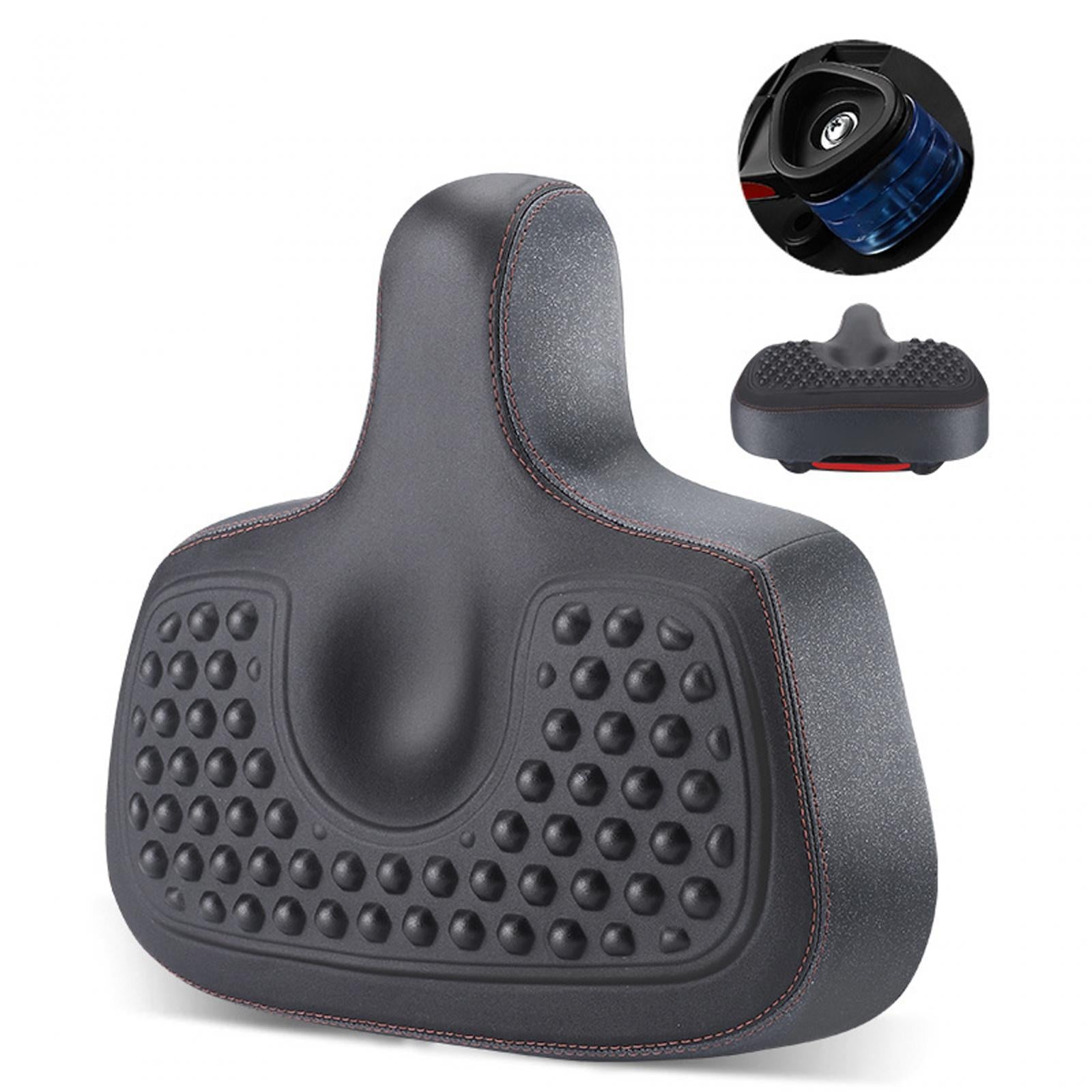 Bike Saddle Seat Bicycle Wide Saddle Breathable Classic Men Women Shockproof 26cmx25cmx6cm