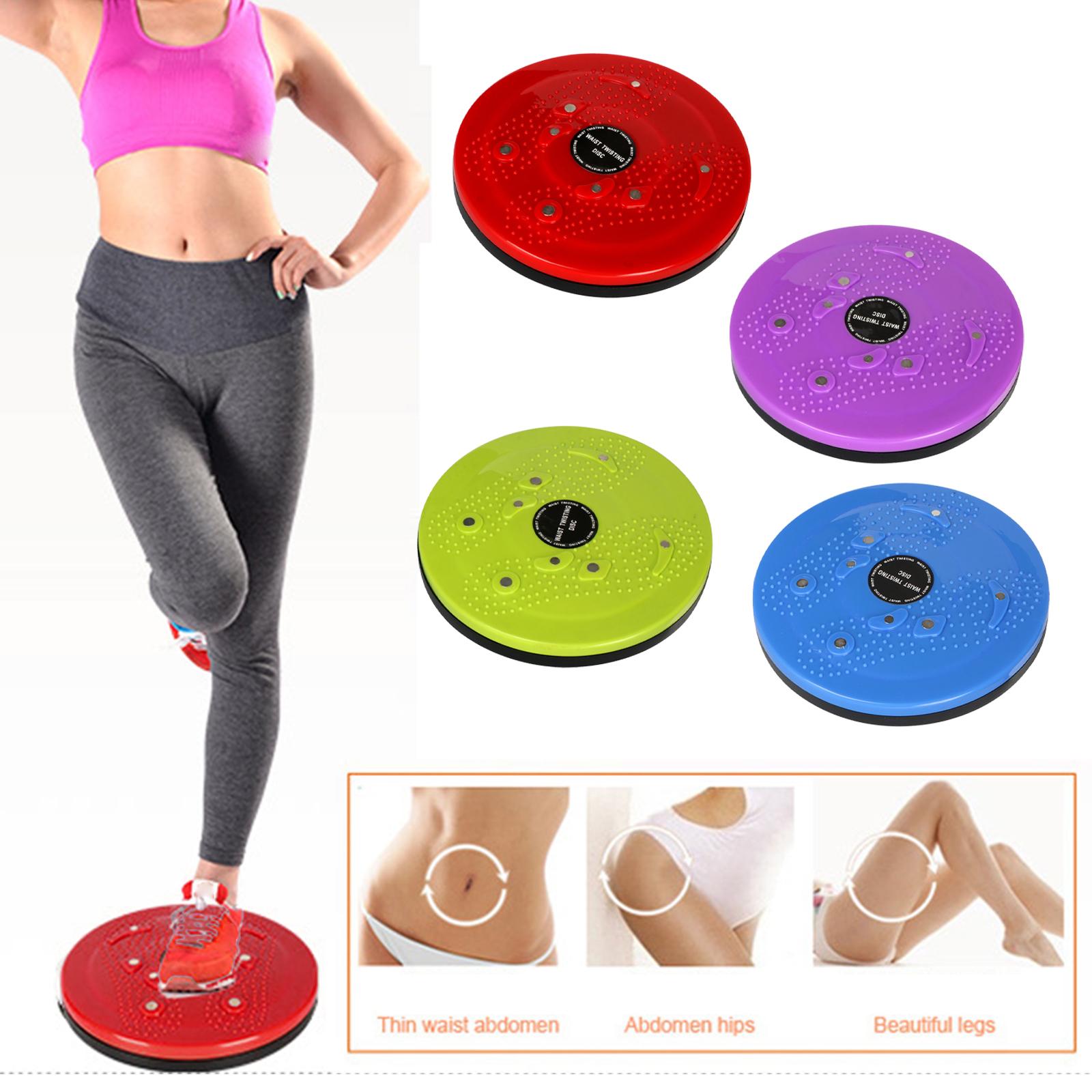 Waist Twist Disc Board Mute Body Building Twisting Stepper Ab Twisting Board Red