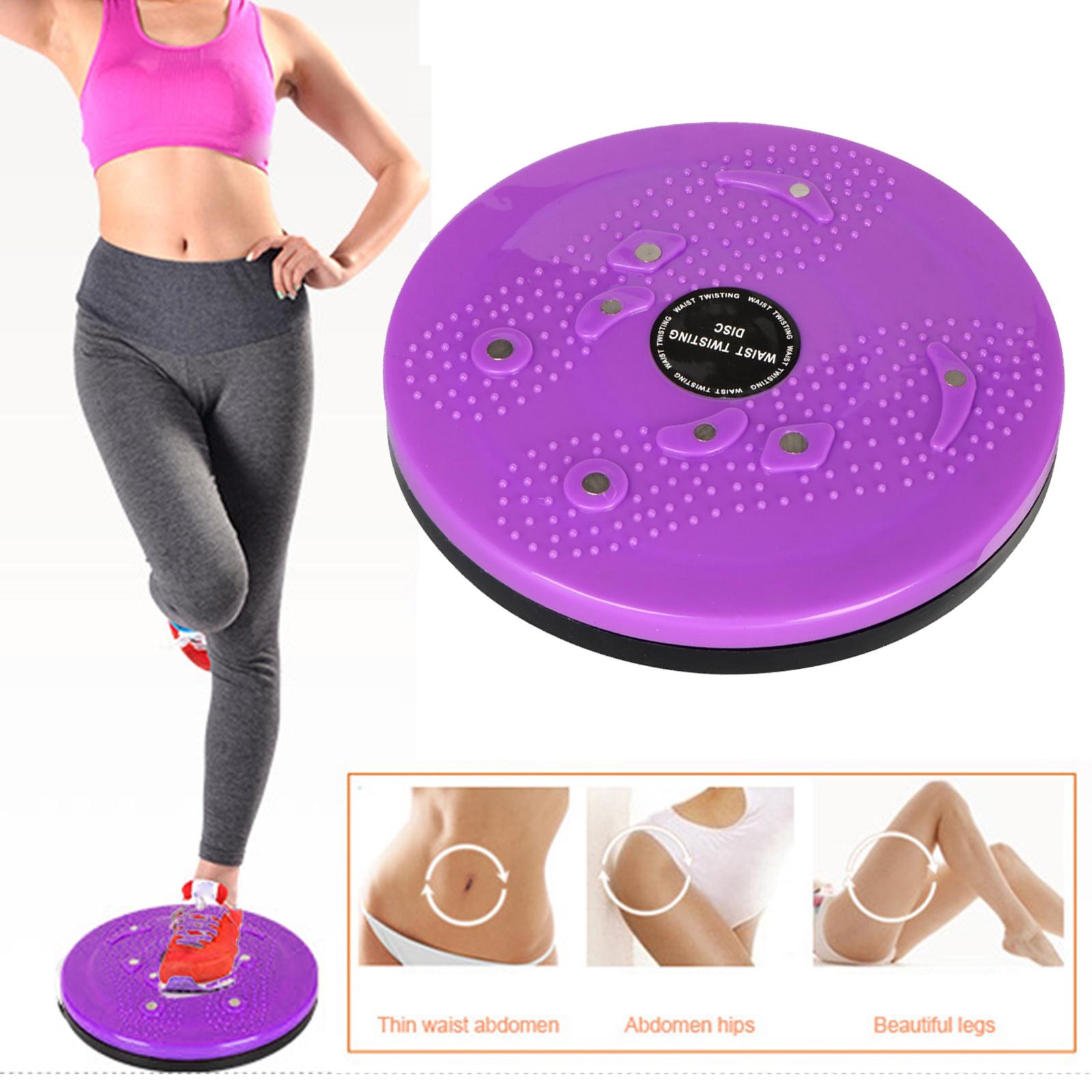 Waist Twist Disc Board Mute Body Building Twisting Stepper Ab Twisting Board Purple