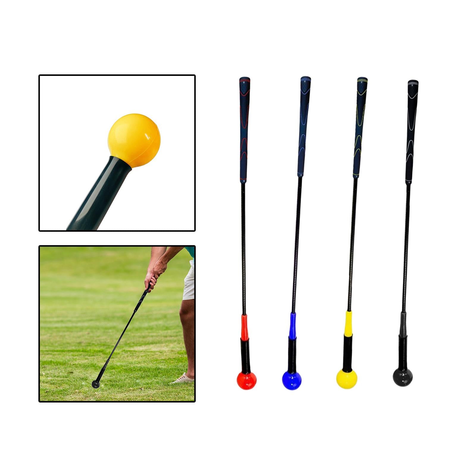 Golf Swing Trainer Aid Adult Golf Training for Speed Position Correction Black