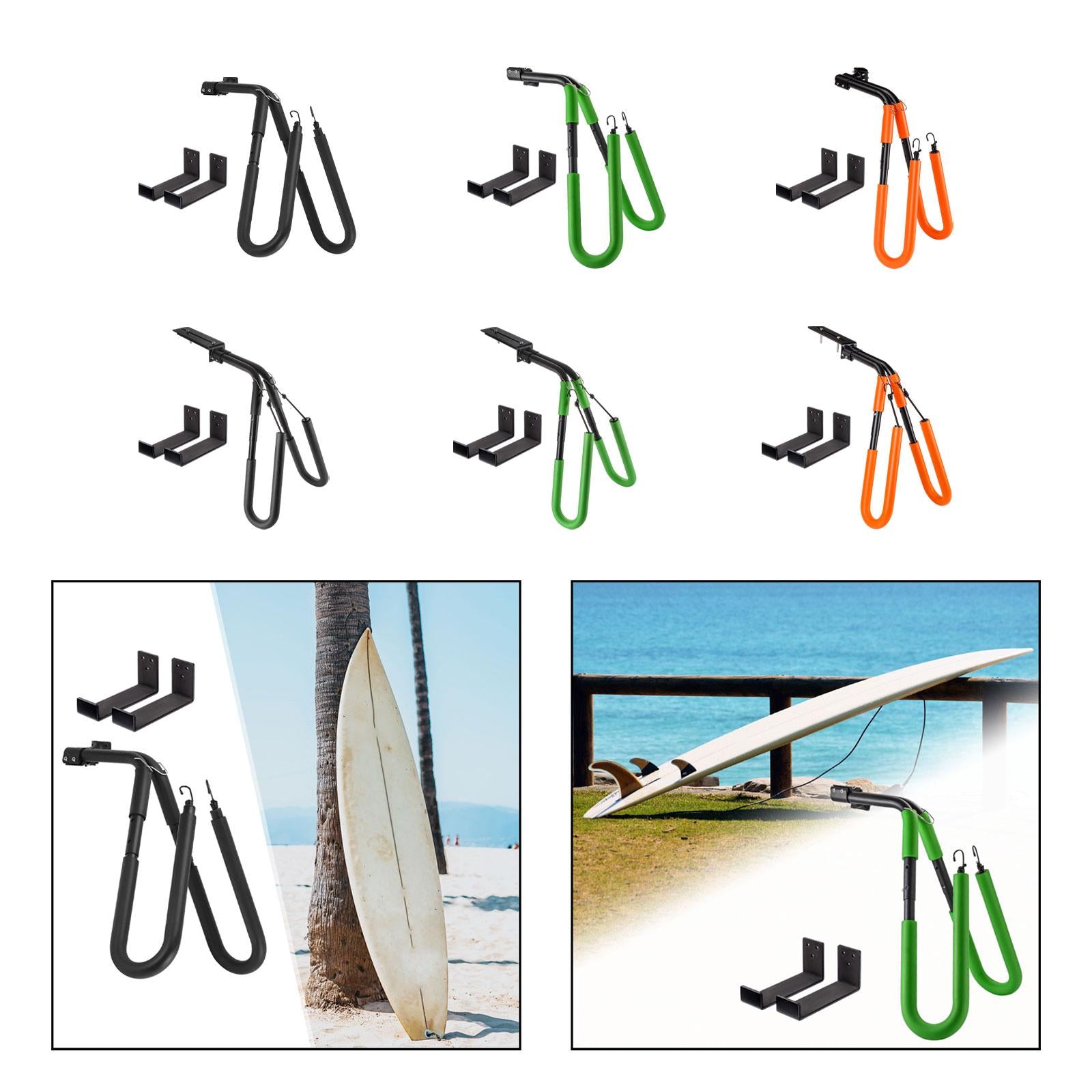 Surfboard Bike Rack Surfboard Bicycle Carrier for Skimboard Kiteboard Holder Black Bike
