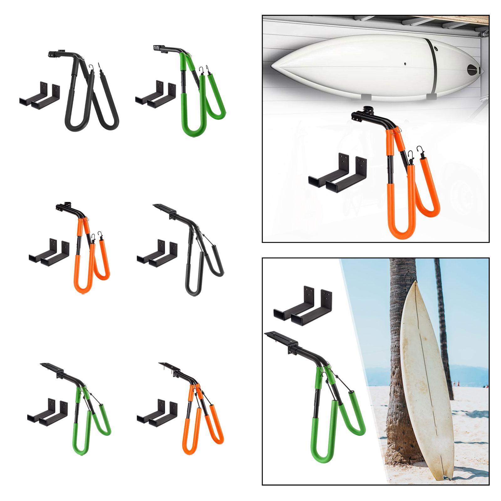 Surfboard Bike Rack Surfboard Bicycle Carrier for Skimboard Kiteboard Holder Black Bike