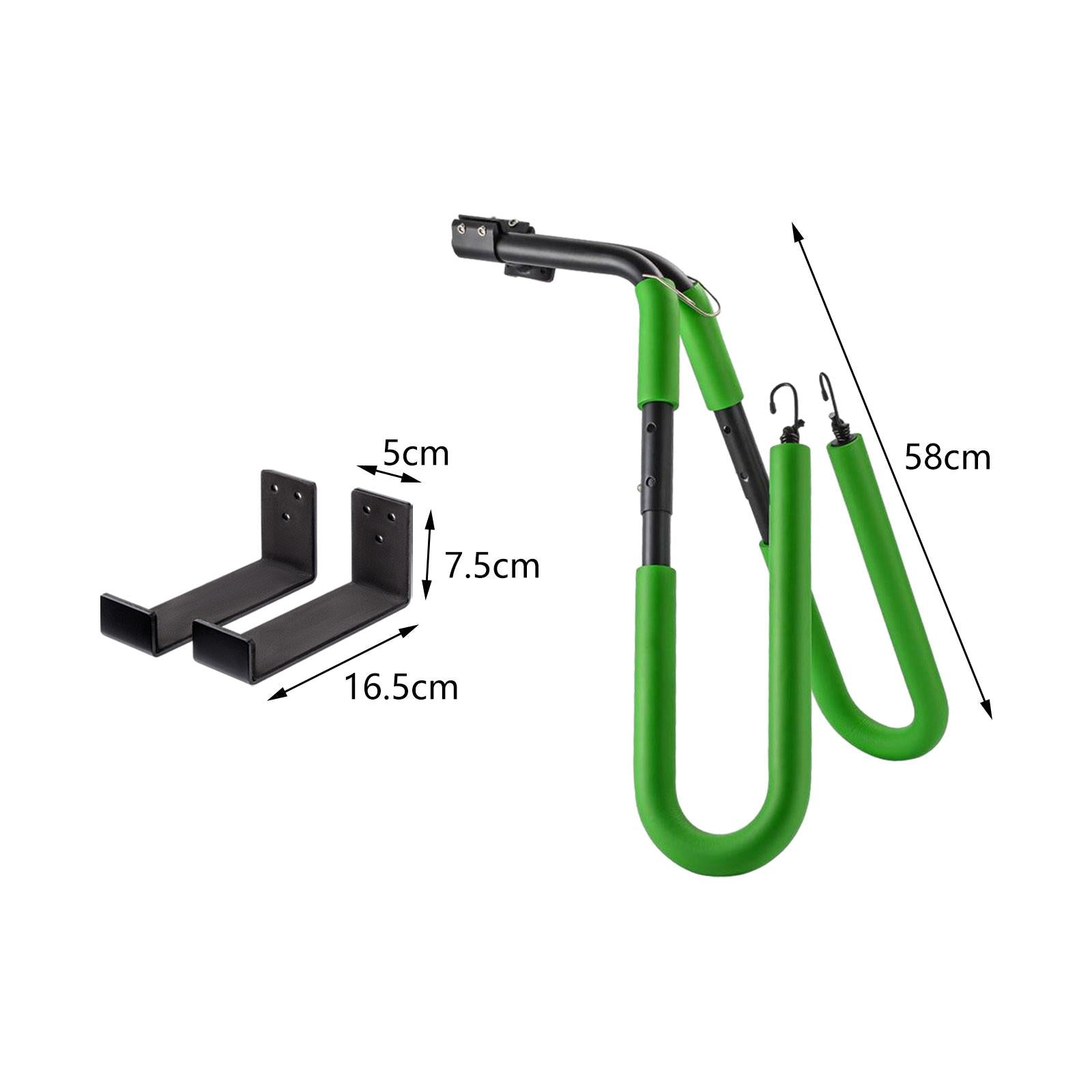 Surfboard Bike Rack Surfboard Bicycle Carrier for Skimboard Kiteboard Holder Green Bike