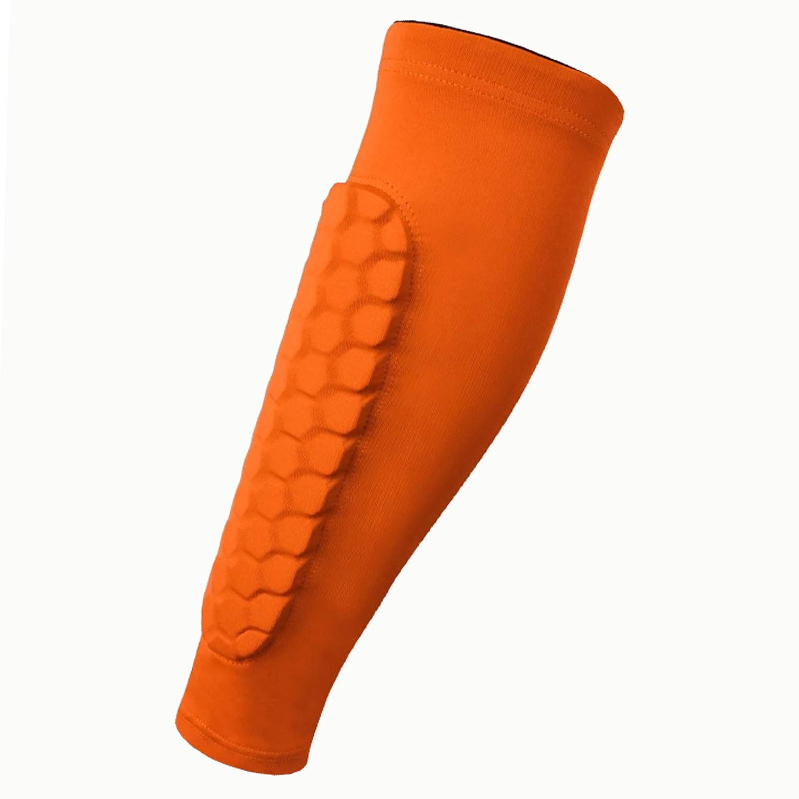 Soccer Shin Guards Football Leg Sleeves for Teens Adult Softball Volleyball orange L