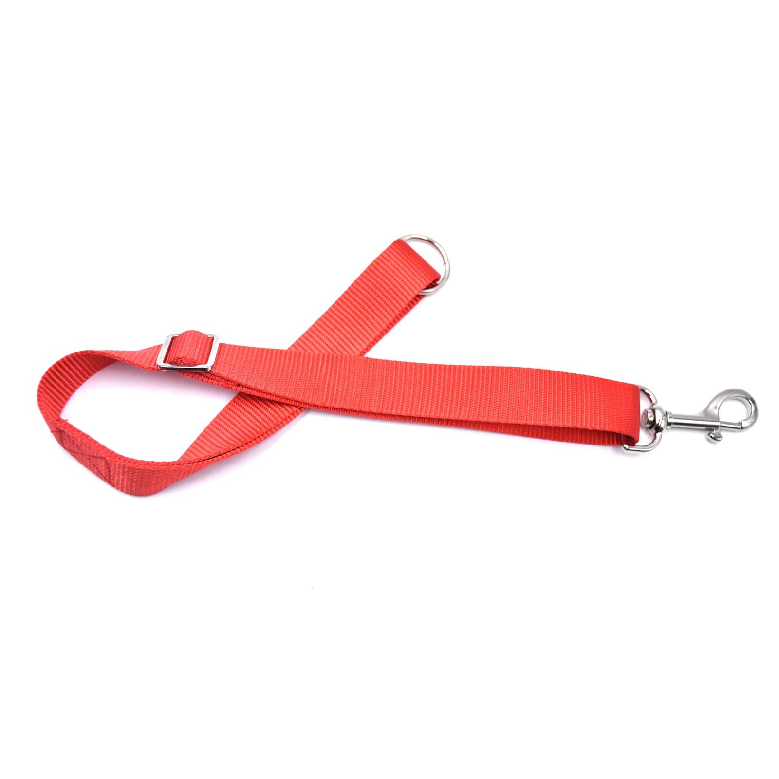 10x Horses Water Bucket Straps Nylon Hanging Strap Hay Nets Water Buckets Adjustable Red