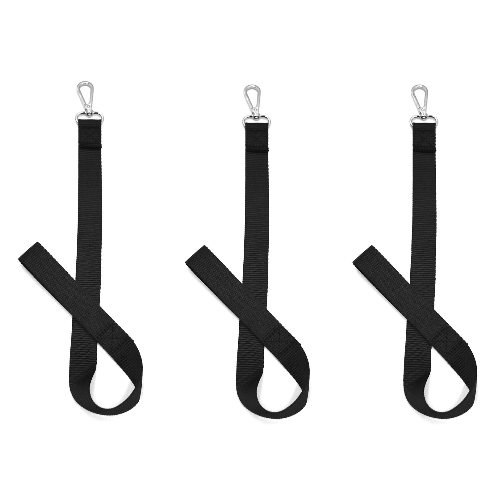 10x Horses Water Bucket Straps Nylon Hanging Strap Hay Nets Water Buckets Unadjustable Black