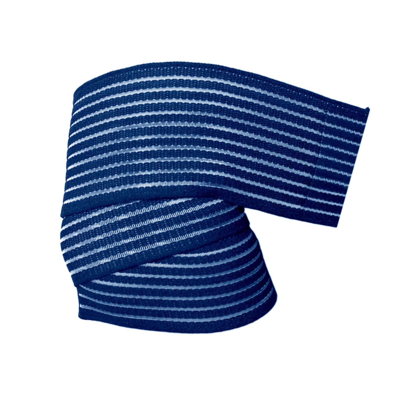 3xElbow Wrap Elastic Elbow Brace for Gym Workout Cross Training Weight Lifting Blue