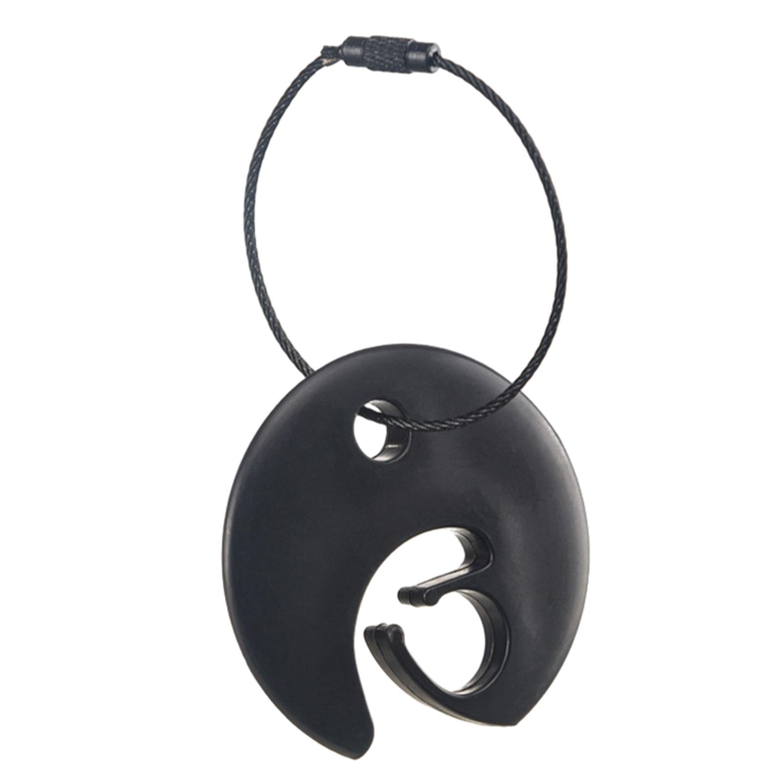 3xDisc Clip Durable Disc Carrying Accessory Outdoor Sports Disc Carrier Black