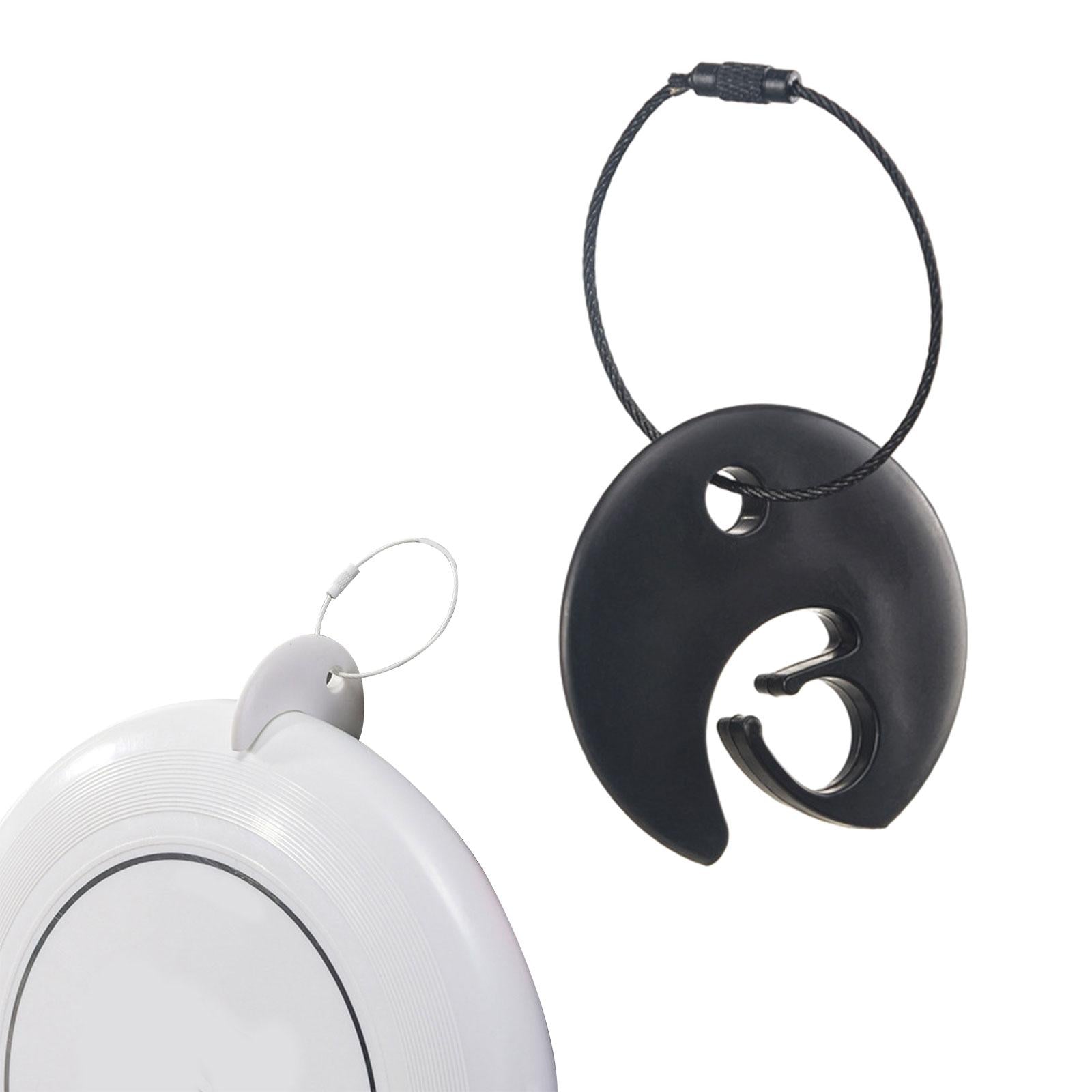 3xDisc Clip Durable Disc Carrying Accessory Outdoor Sports Disc Carrier Black