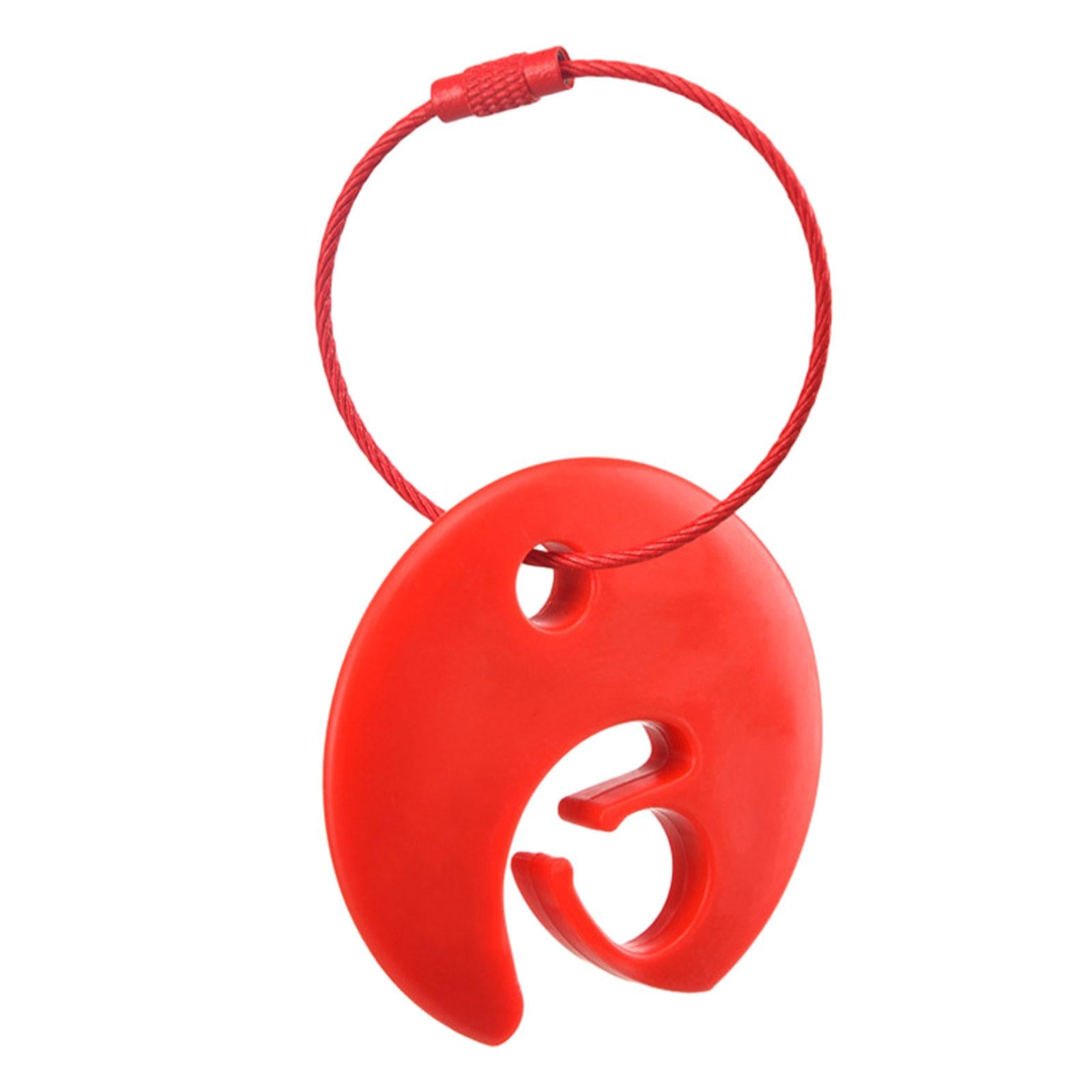 Disc Clip Durable Disc Carrying Accessory Outdoor Sports Disc Carrier Red
