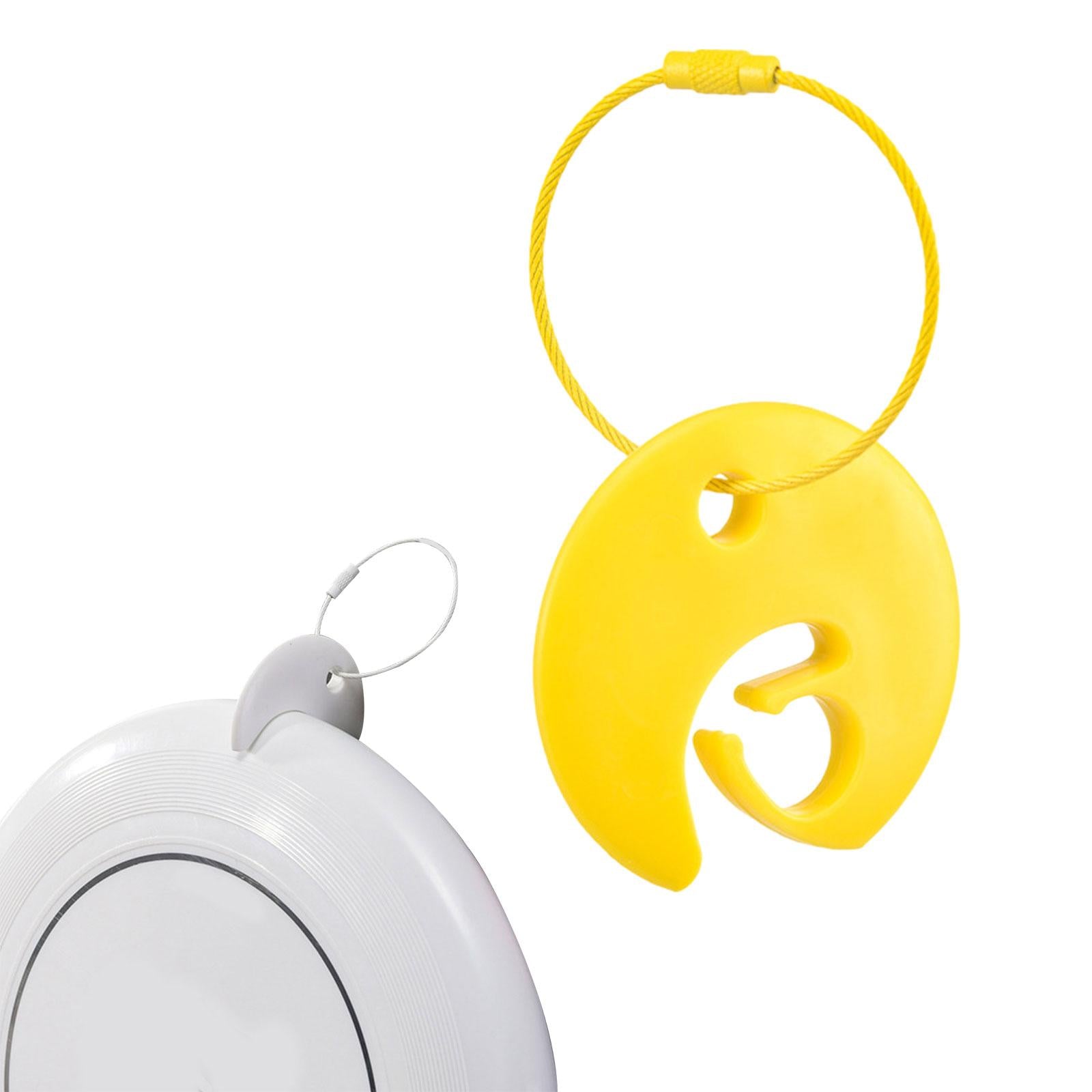 Disc Clip Durable Disc Carrying Accessory Outdoor Sports Disc Carrier Yellow