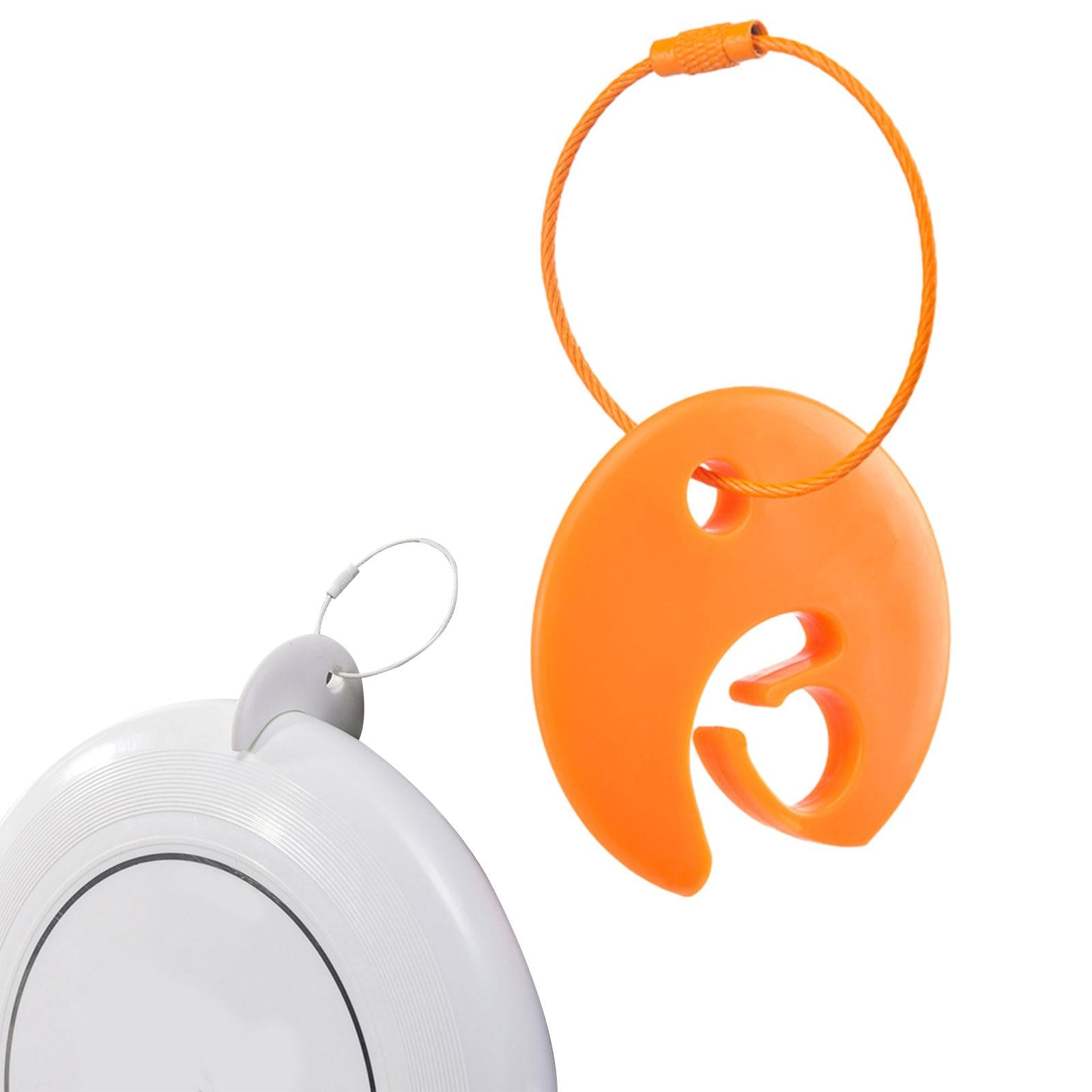 Disc Clip Durable Disc Carrying Accessory Outdoor Sports Disc Carrier Orange