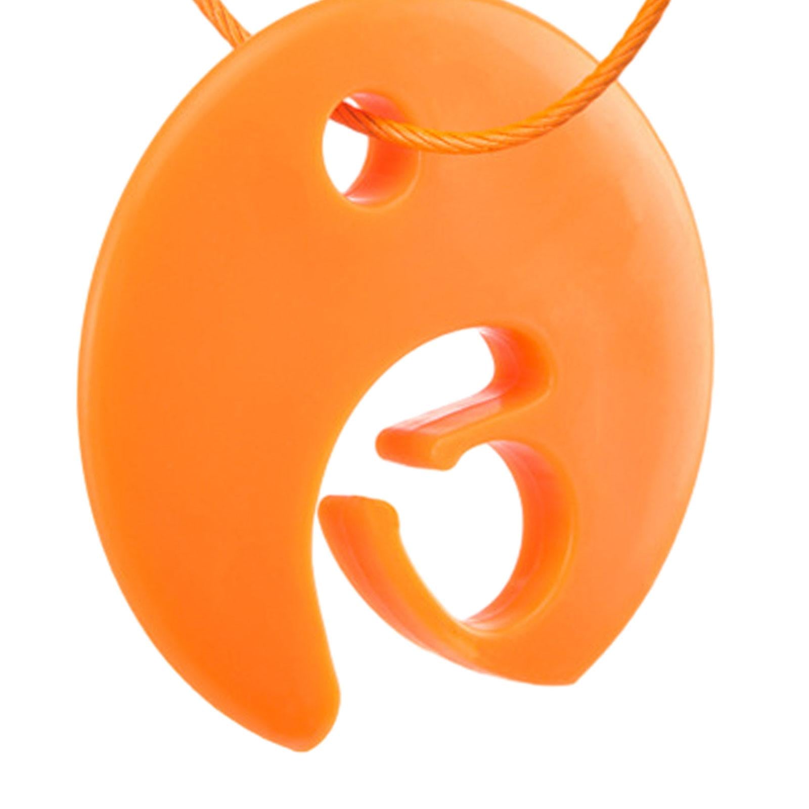 Disc Clip Durable Disc Carrying Accessory Outdoor Sports Disc Carrier Orange