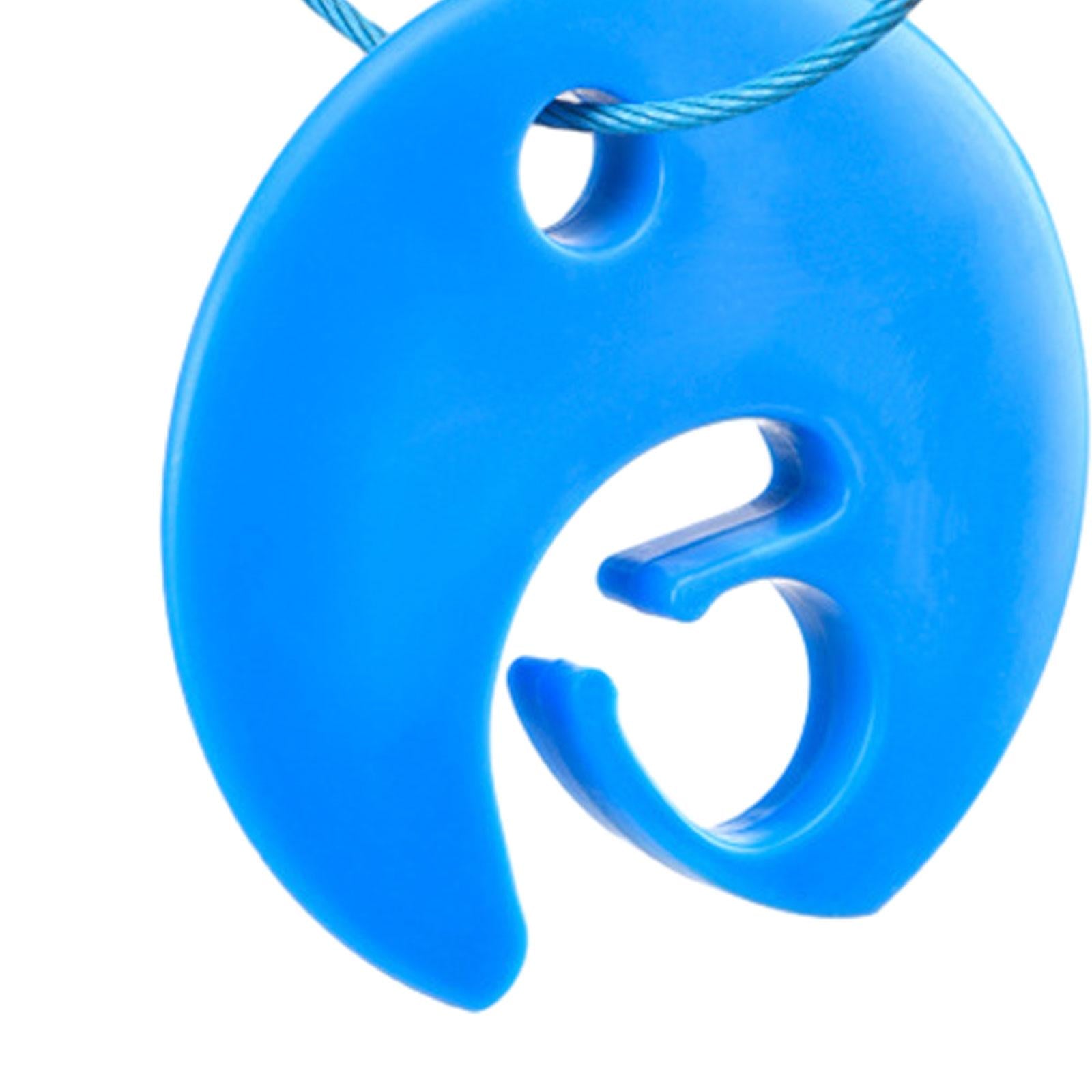 Disc Clip Durable Disc Carrying Accessory Outdoor Sports Disc Carrier Blue