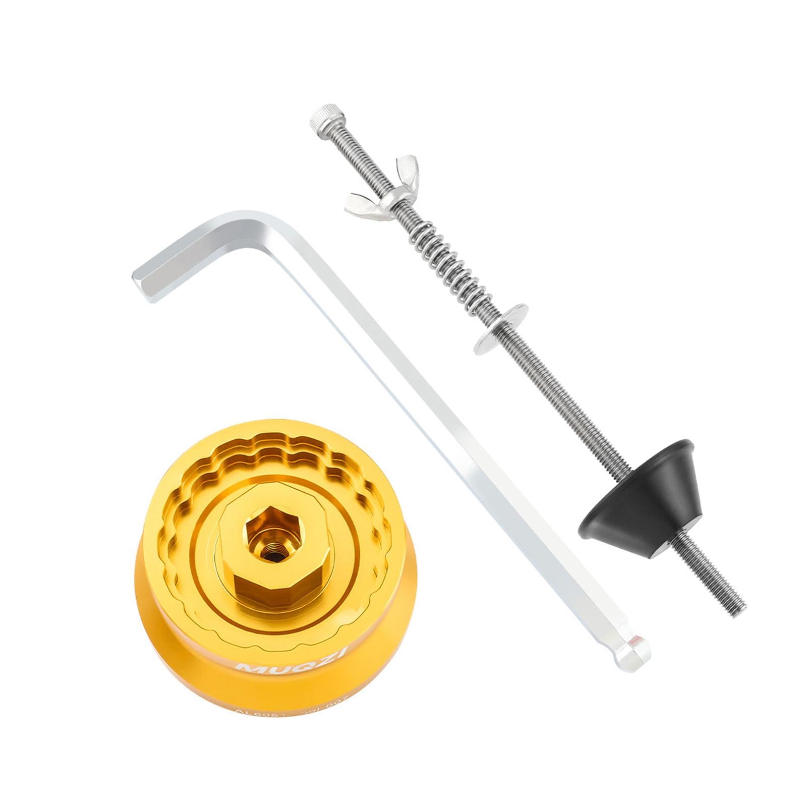 Bike Bottom Bracket Tool Repair Wrench Professional Parts BB Removing Wrench Gold Hex Key